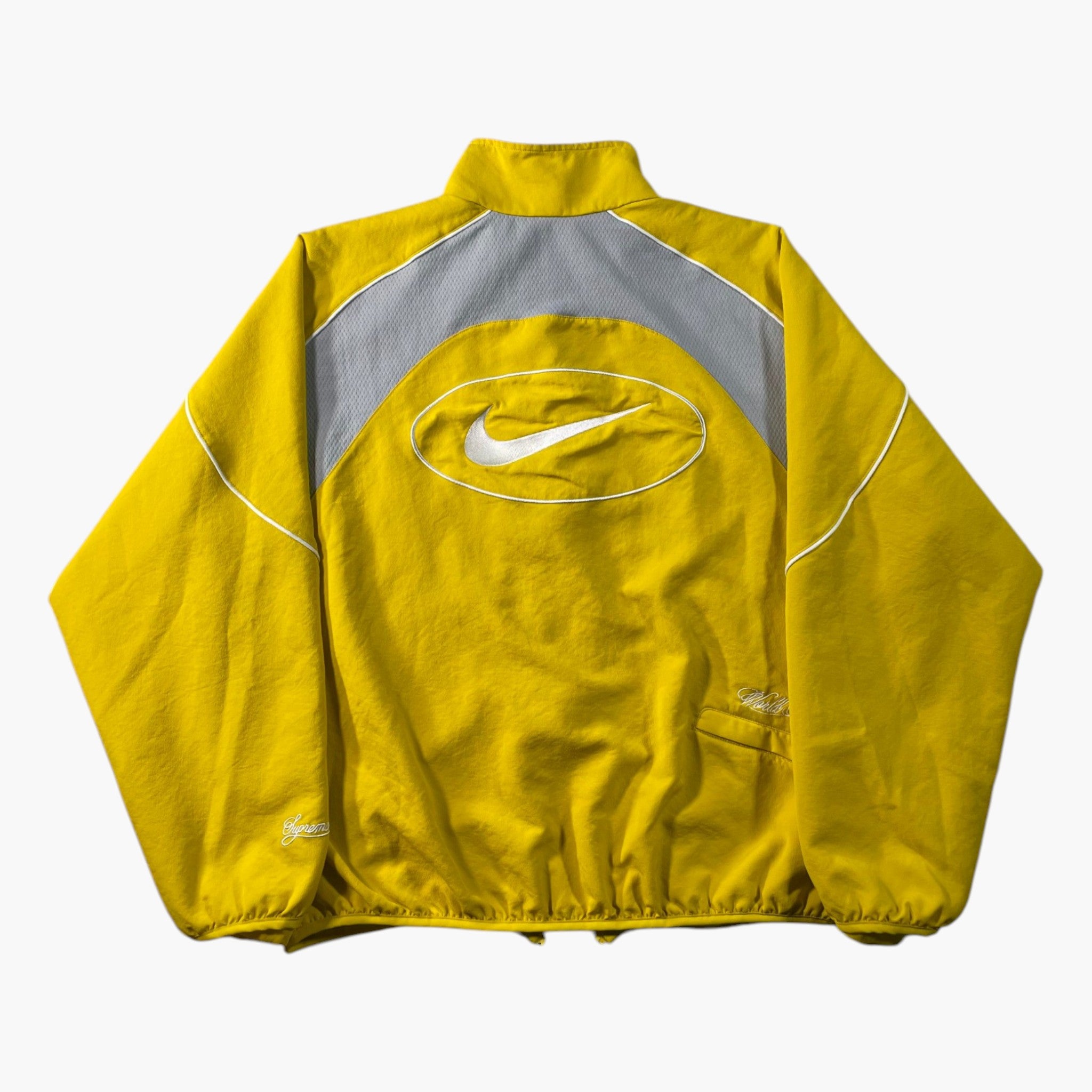 Supreme Yellow Grey Track Jacket
