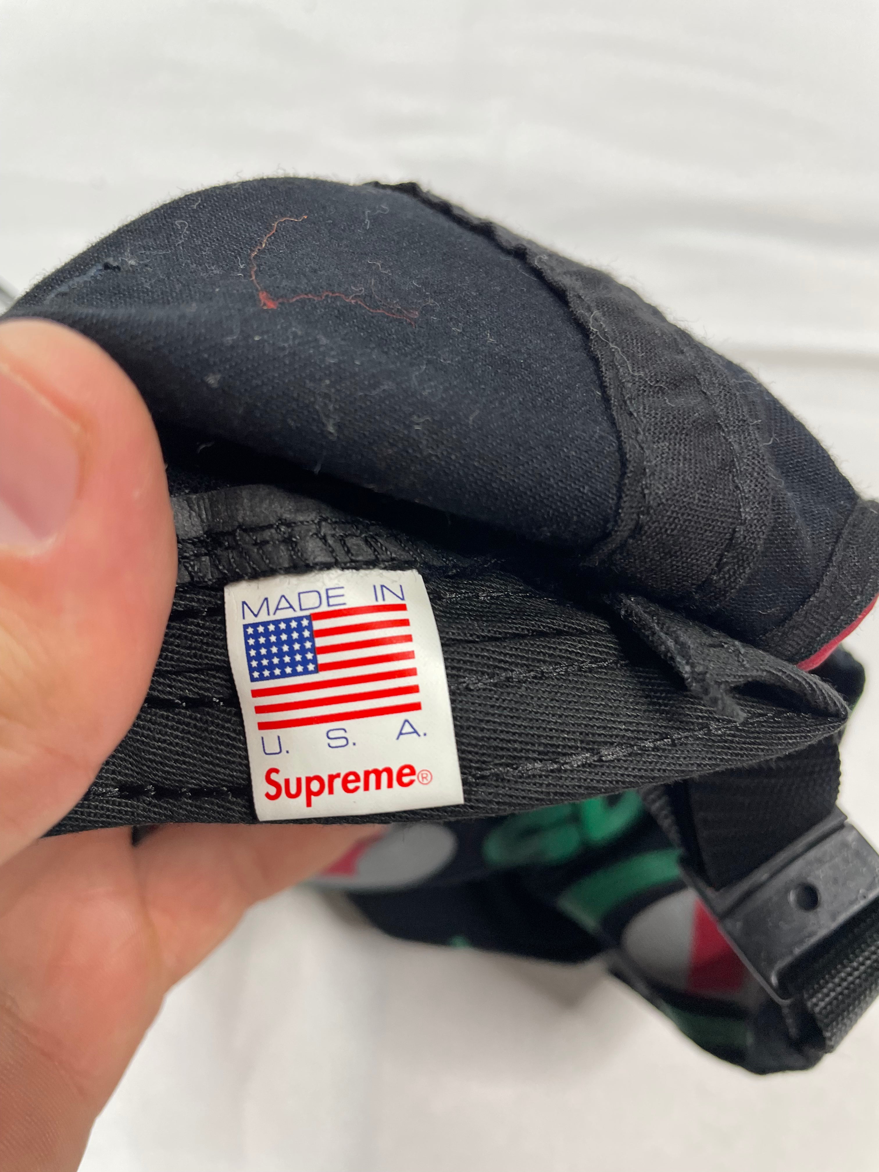 Supreme Black Green Cap size:OS Used