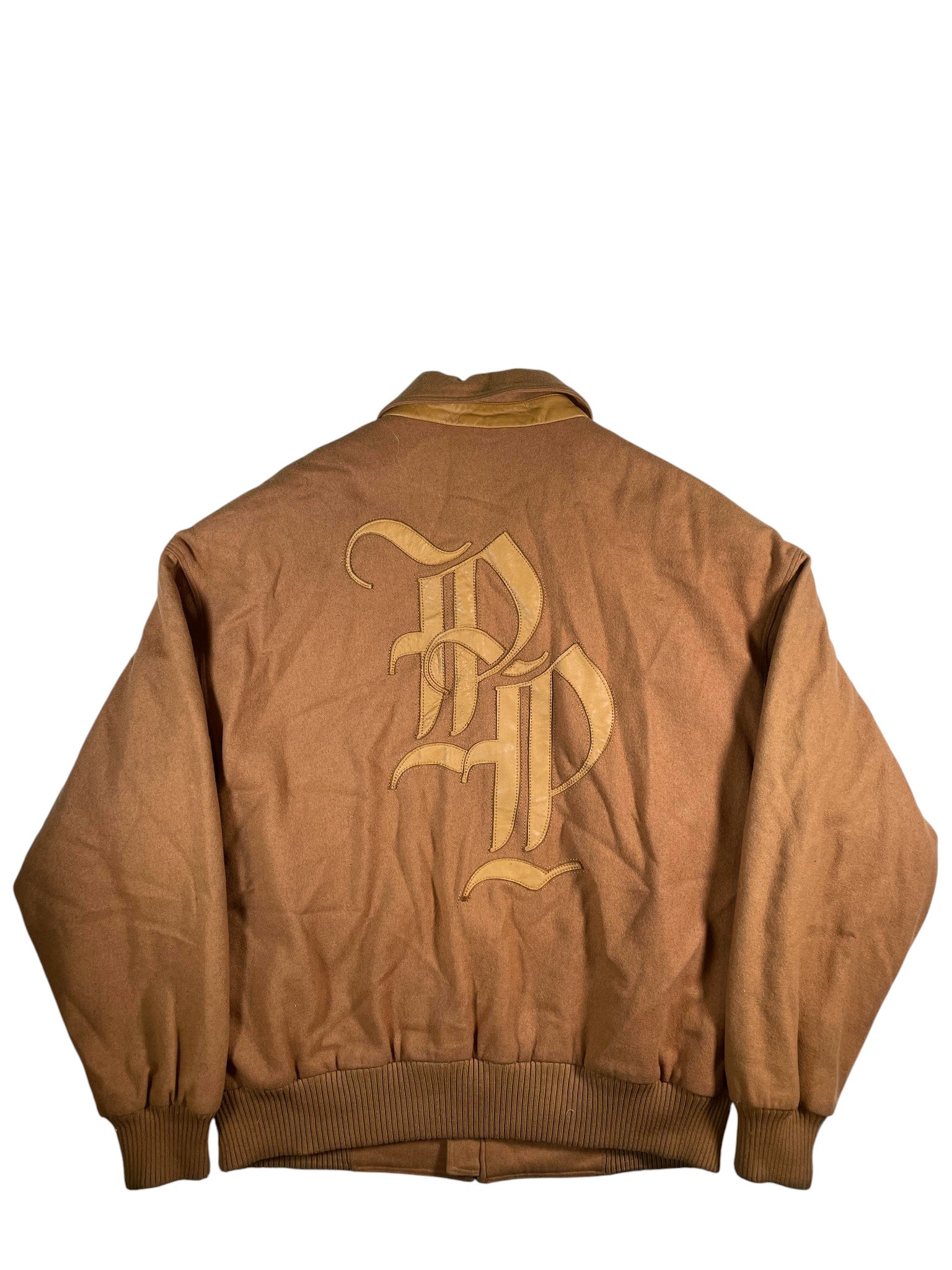 Pelle Pelle Tan Varsity Jacket