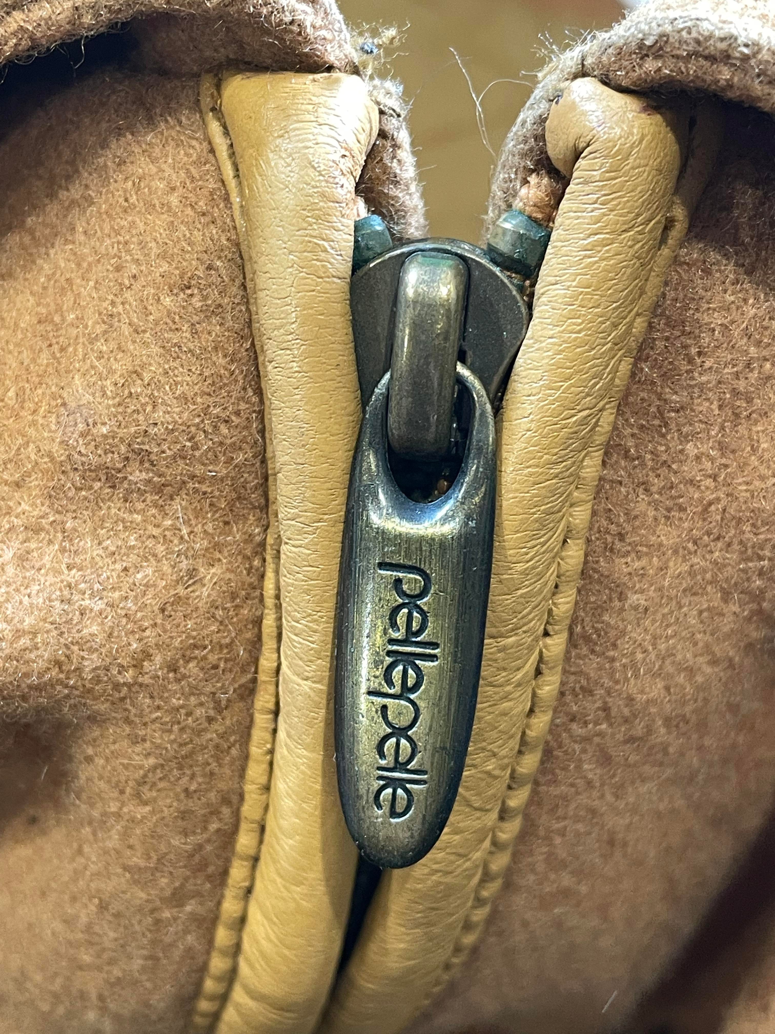 Pelle Pelle Tan Varsity Jacket