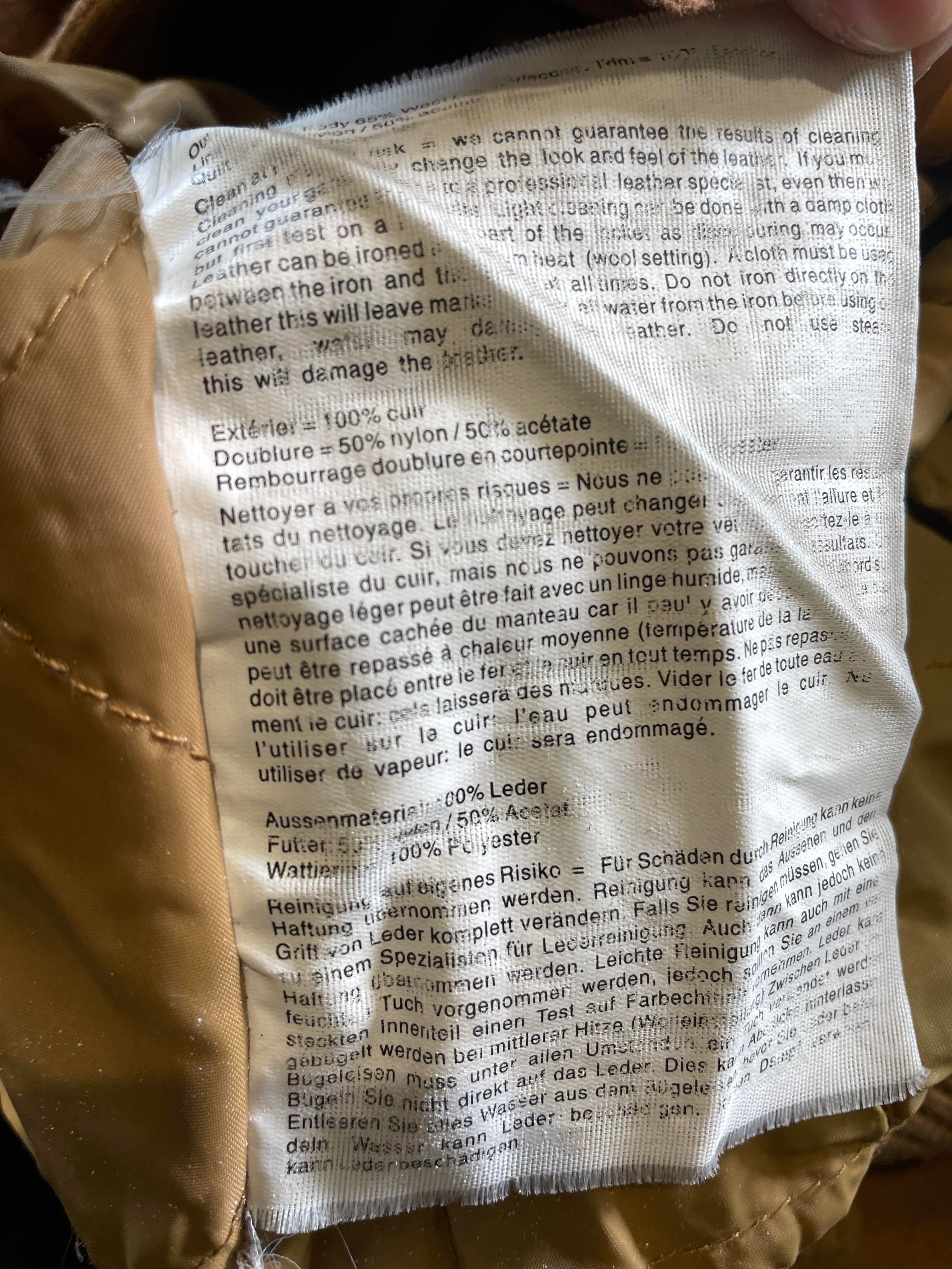 Pelle Pelle Tan Varsity Jacket