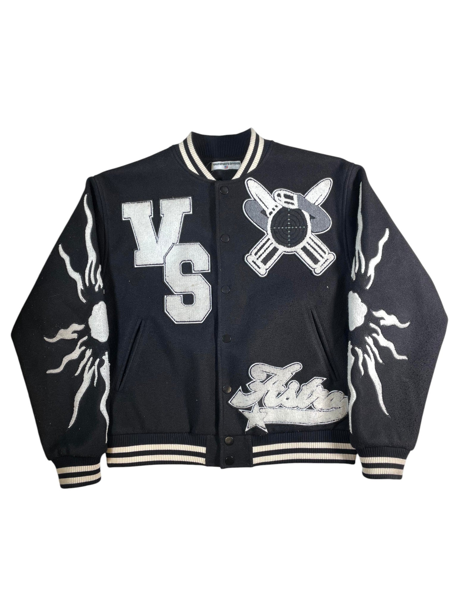 Vale Black Varsity Jacket
