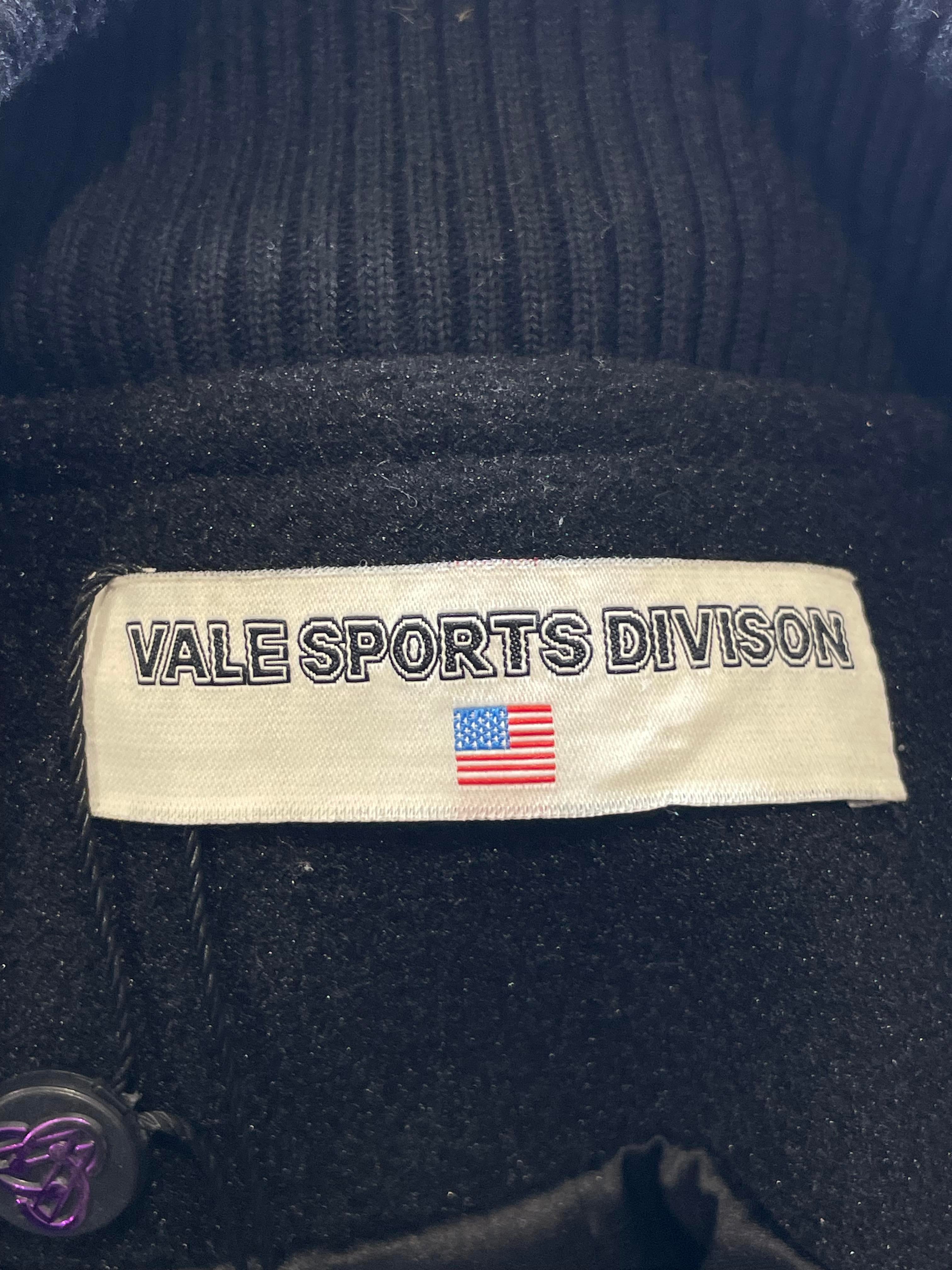 Vale Black Varsity Jacket