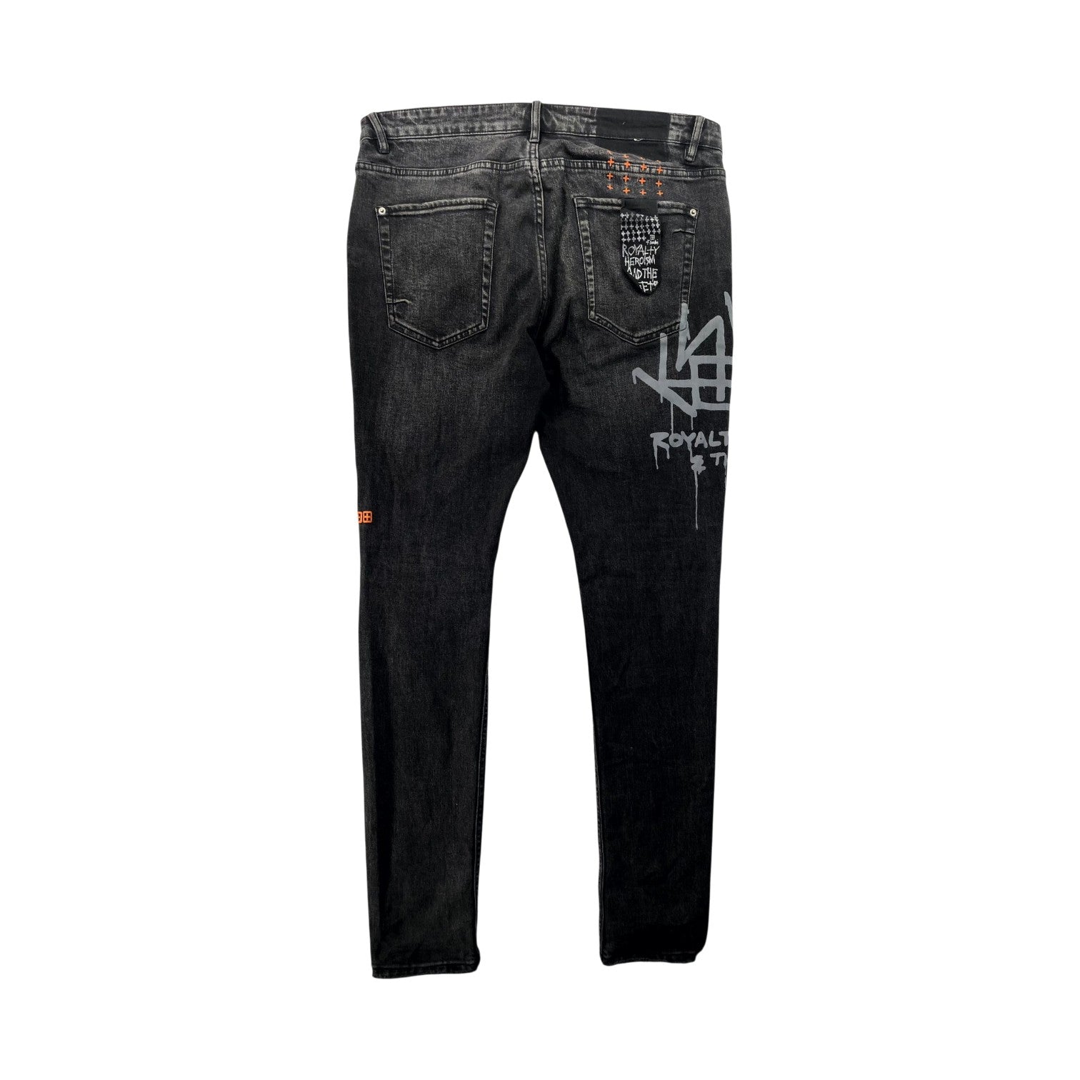 Ksubi Multi Motif Grey Wash Jeans