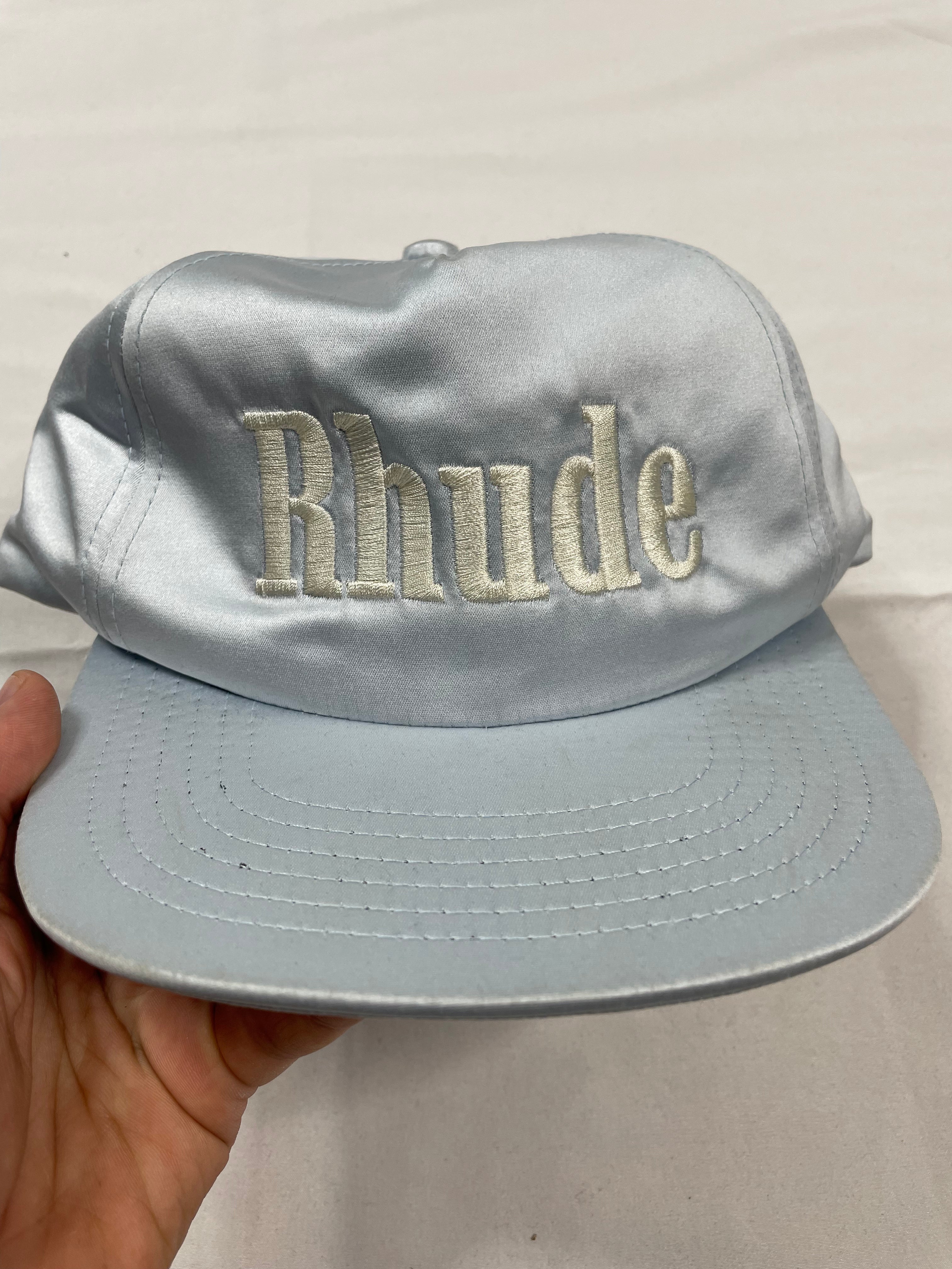 Rhude Satin Cap Baby Blue