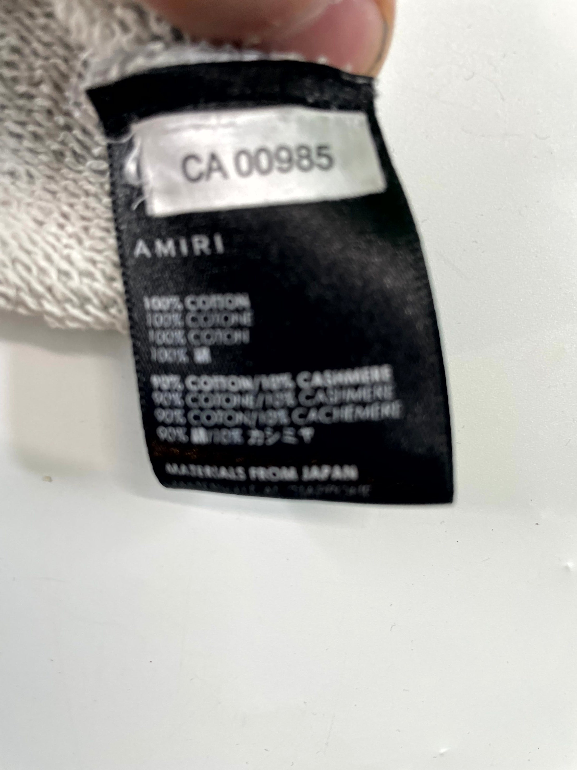 Amiri Shotgun Grey Hoodie