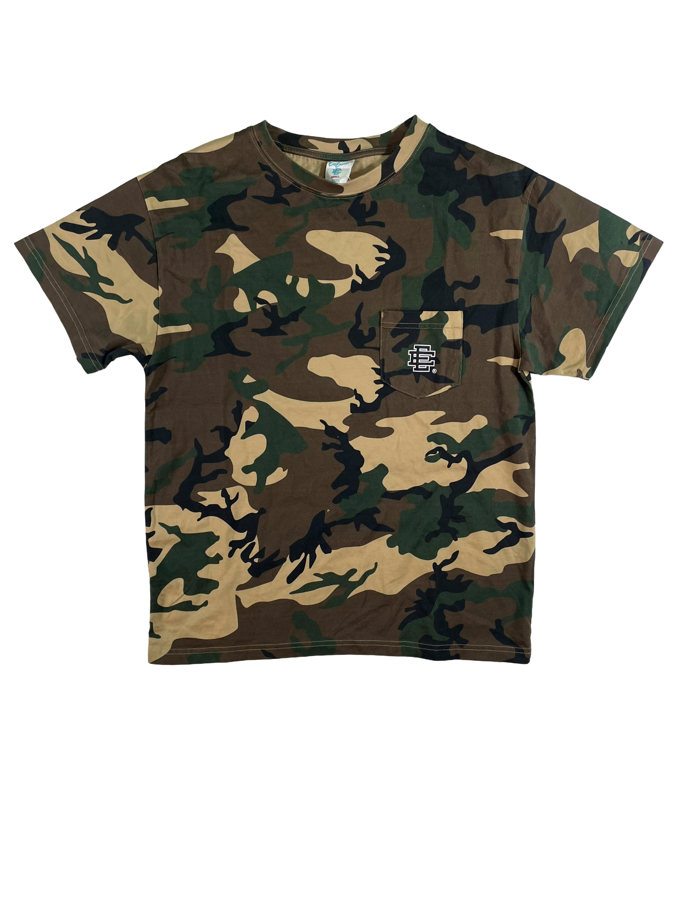 Eric Emanuel Camo EE Logo Green Tee