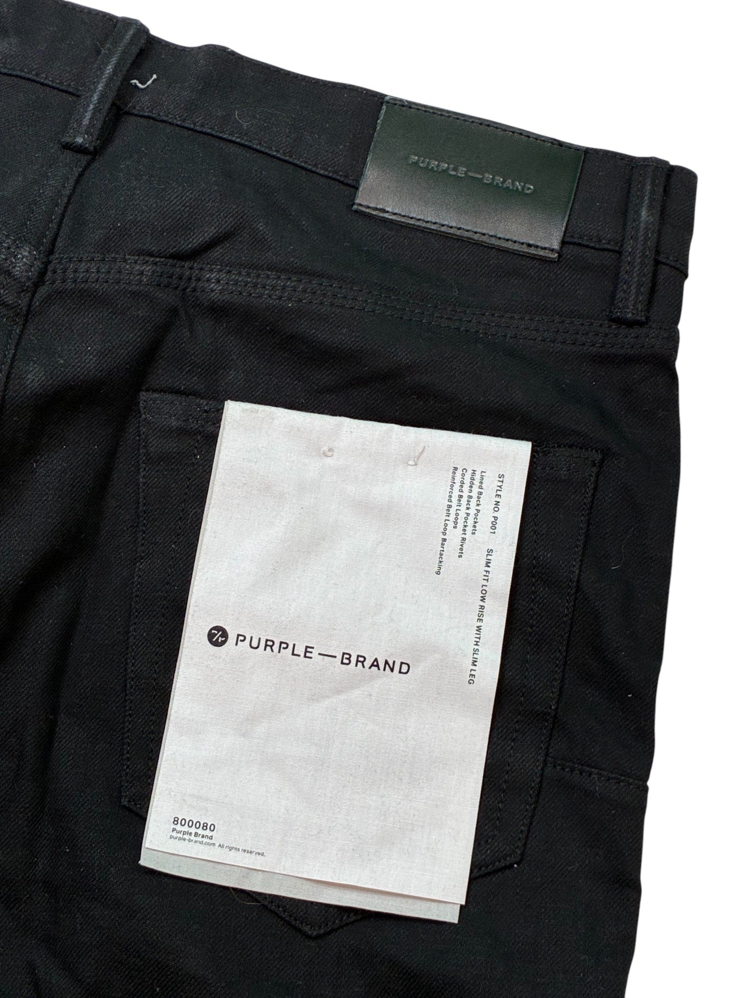 Purple Brand Black Plain Jeans