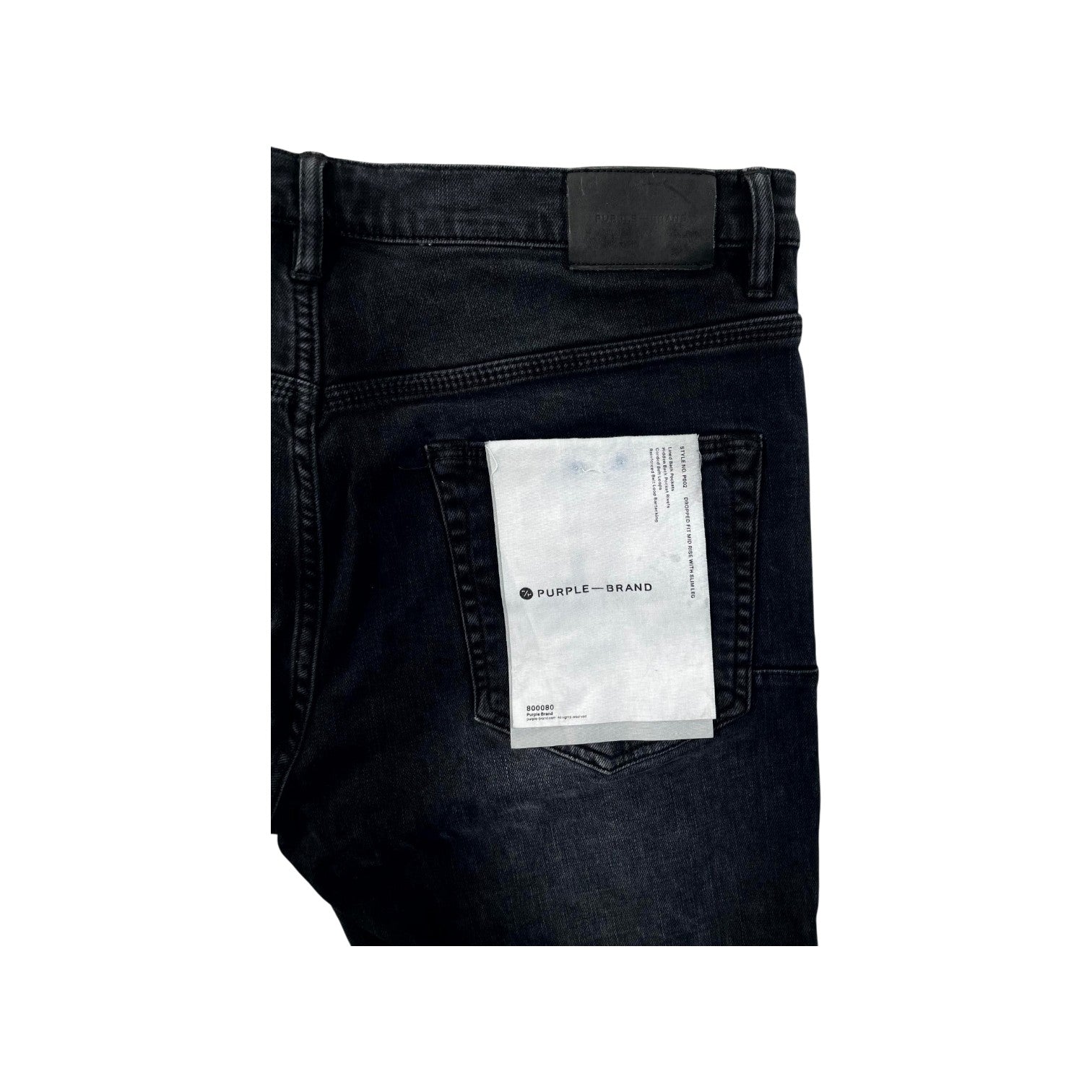 Purple Black Jeans