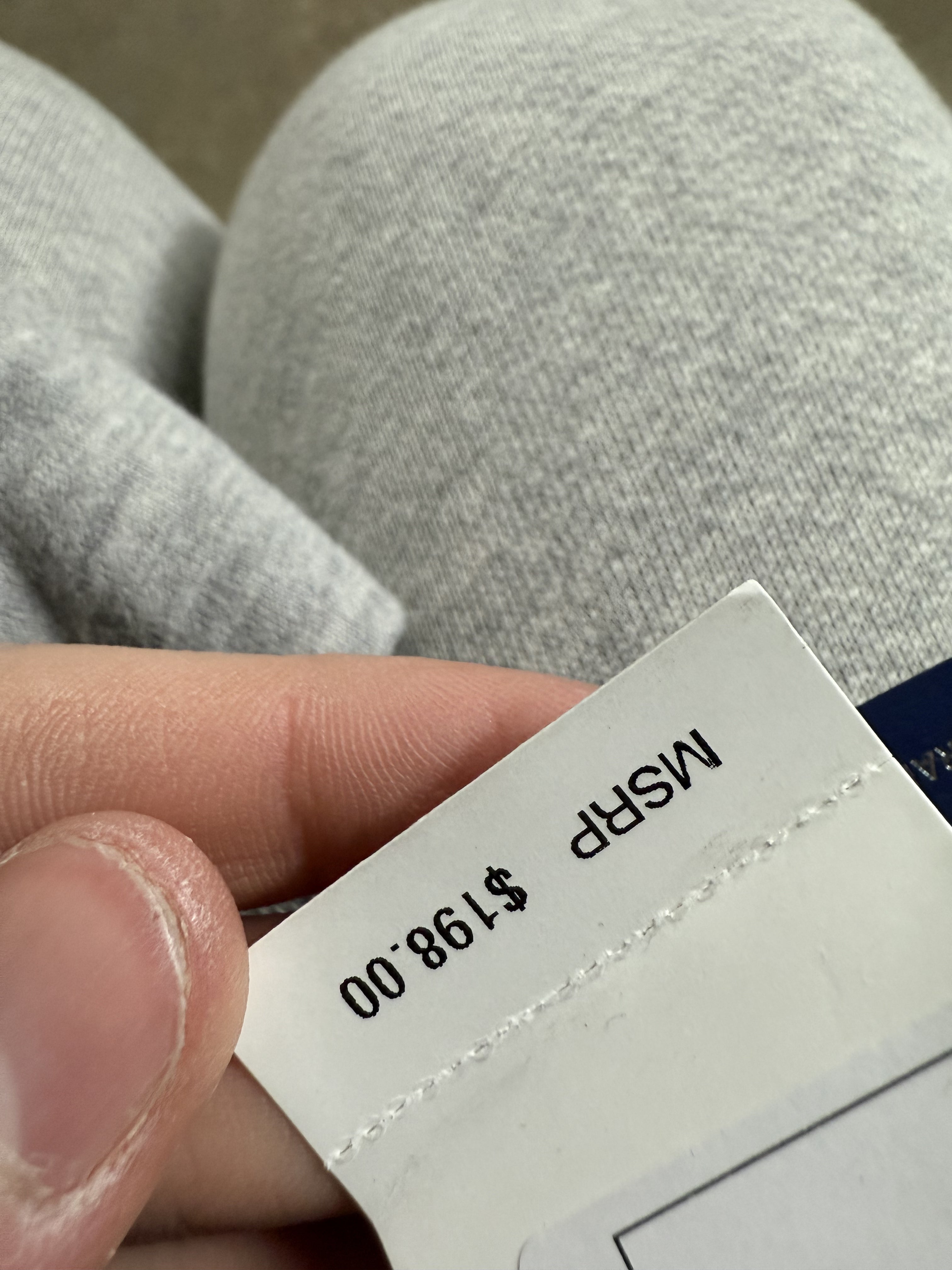 Polo Sweats Velour Grey New XXL With Tags