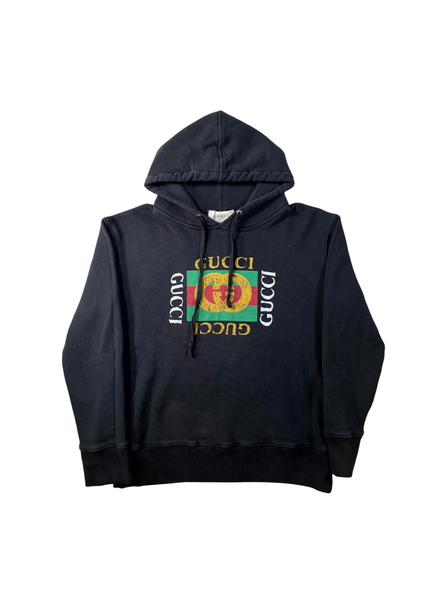 Gucci Classic GG Logo Black Hoodie