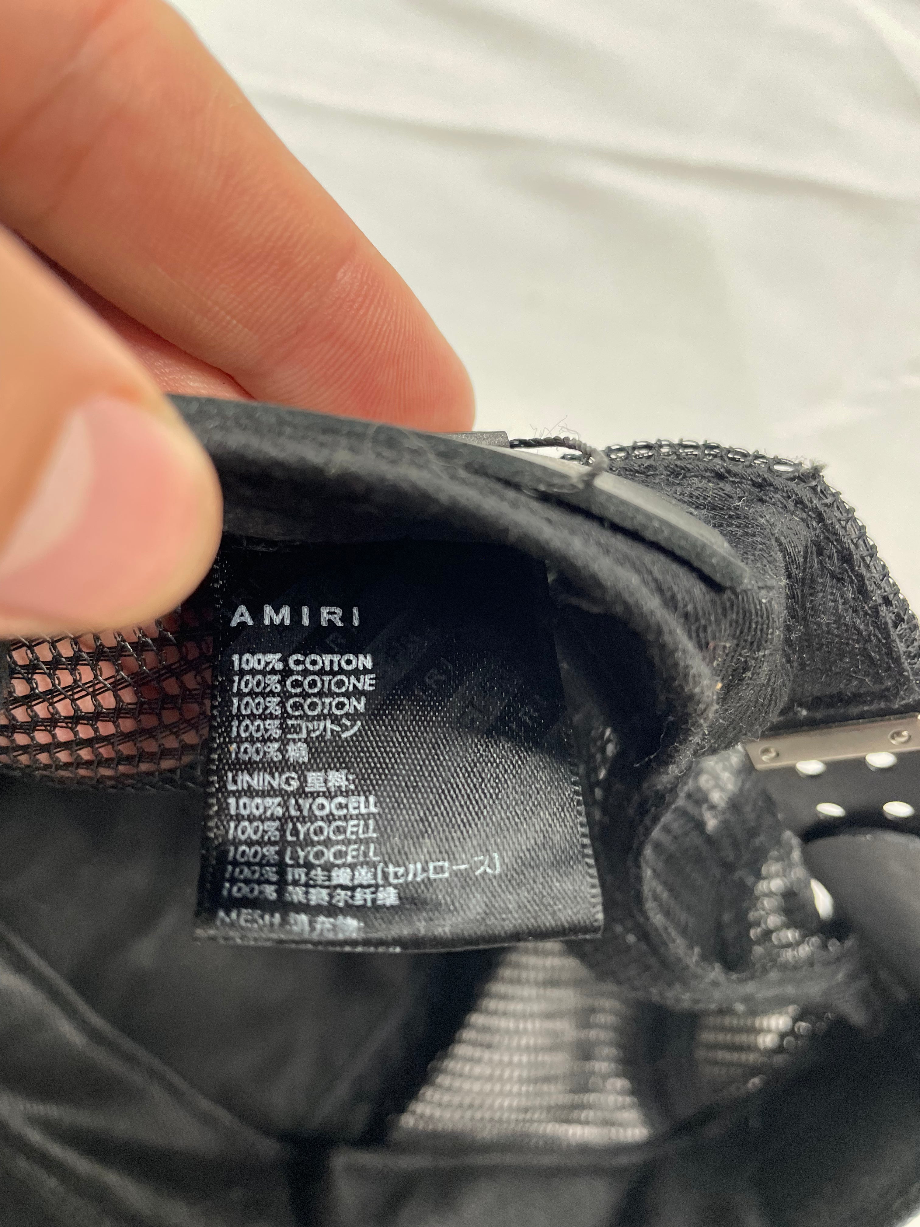 Amiri Core Logo Trucker Hat