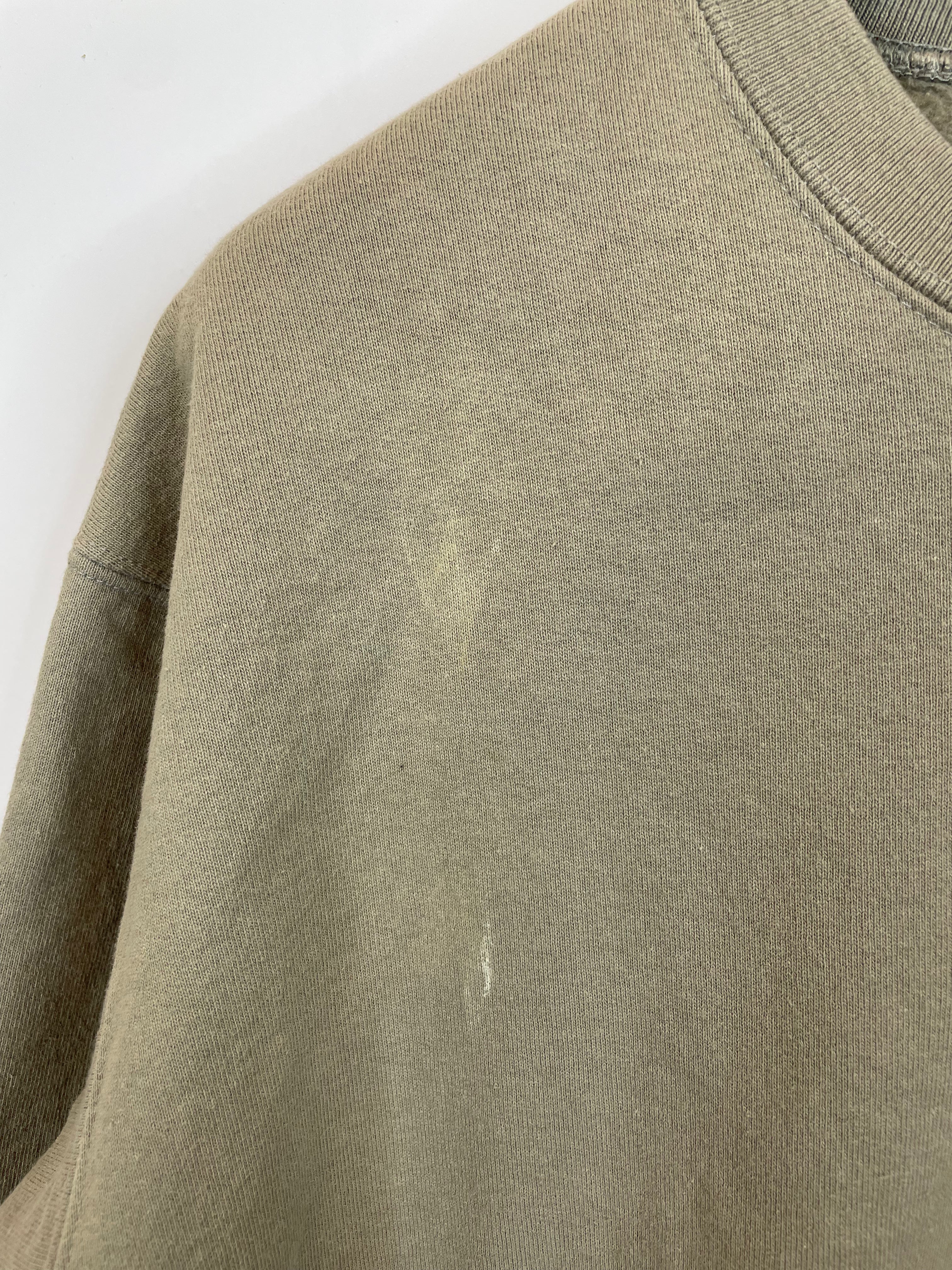 Supreme Small Box Logo Crewneck Tan Red Used Medium