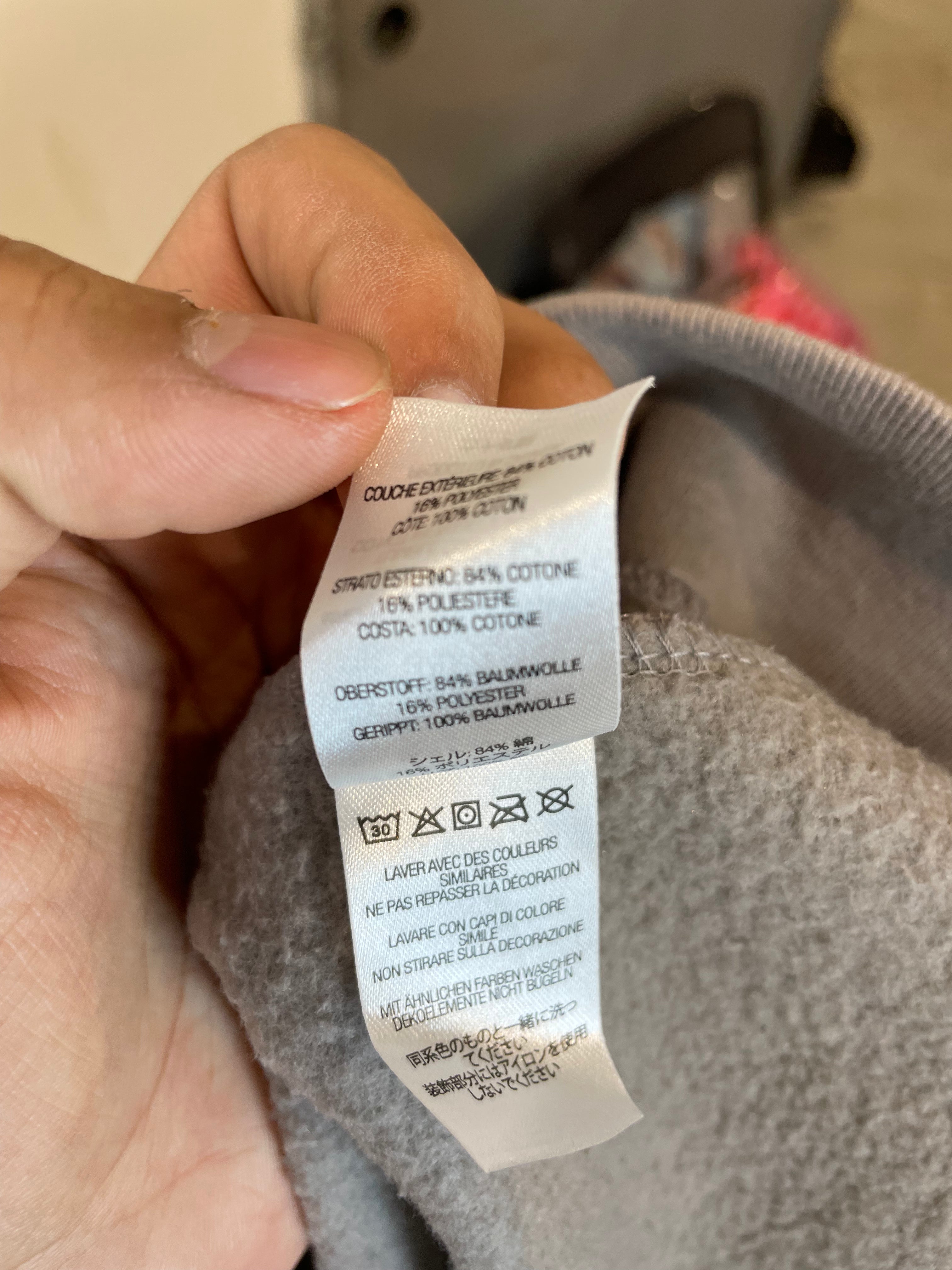 Supreme Small Box Logo Crewneck Tan Red Used Medium