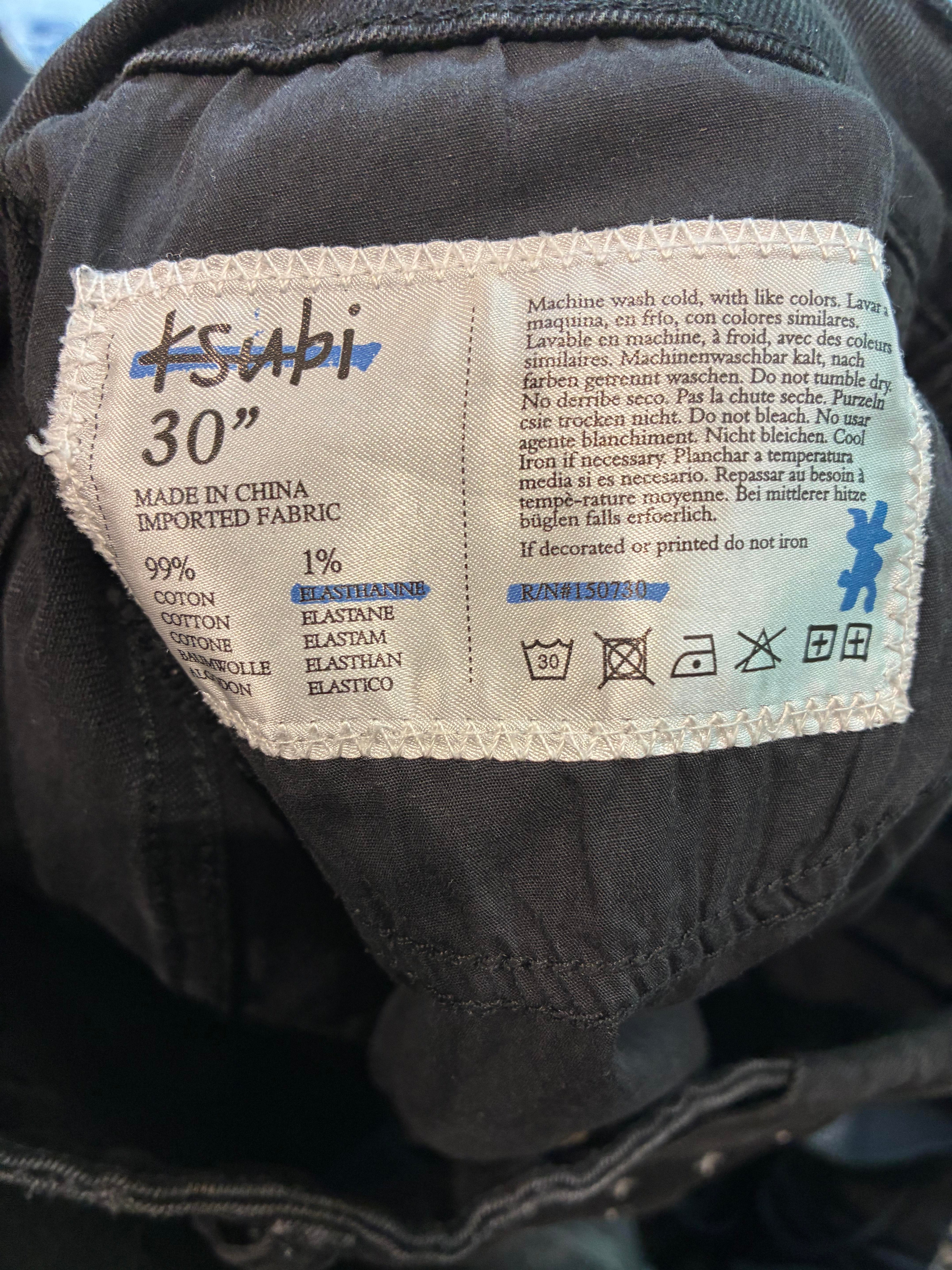 Ksubi Jeans Black Shorts