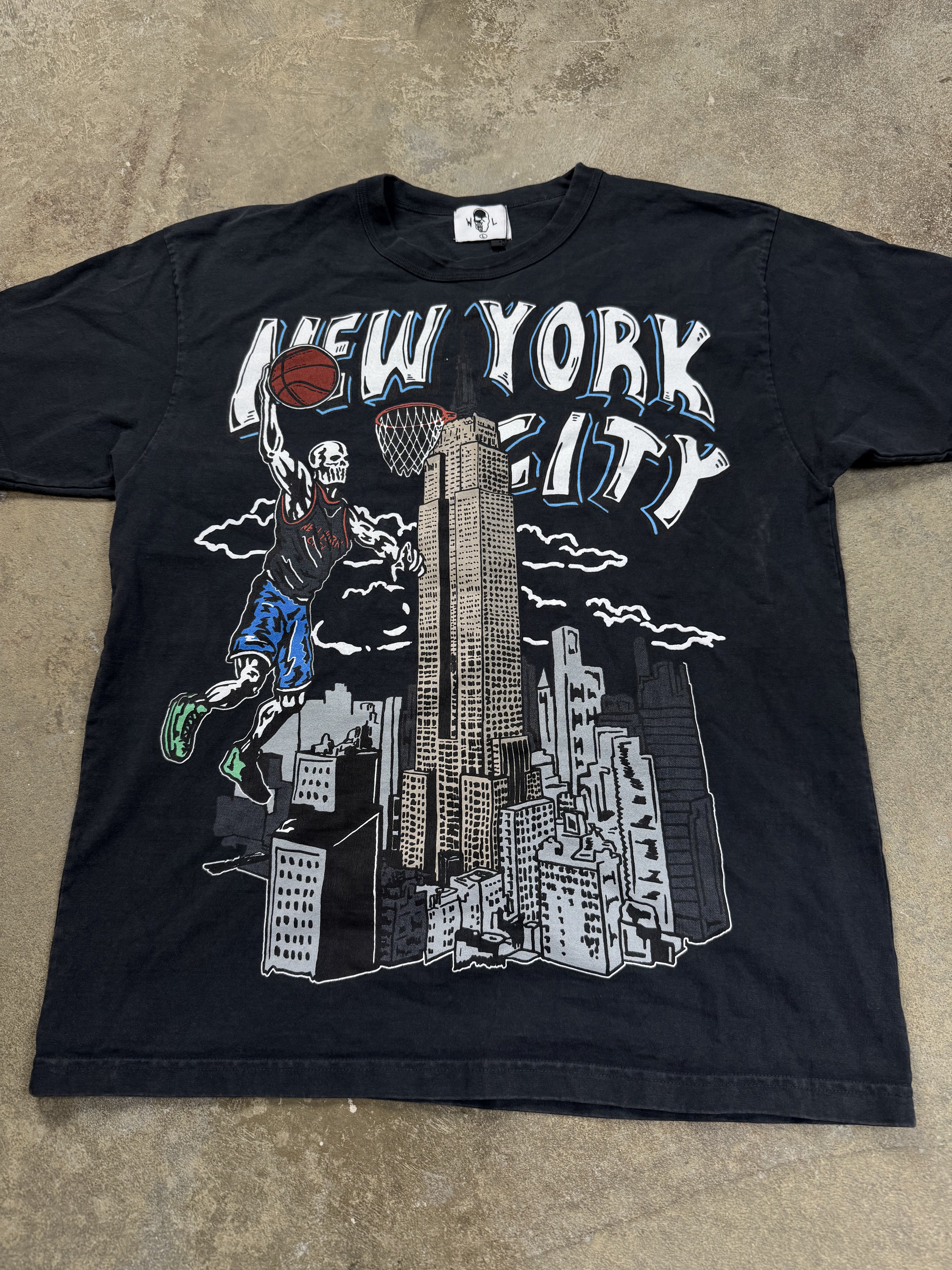Warren Lotas Tee New York Grey Used Large