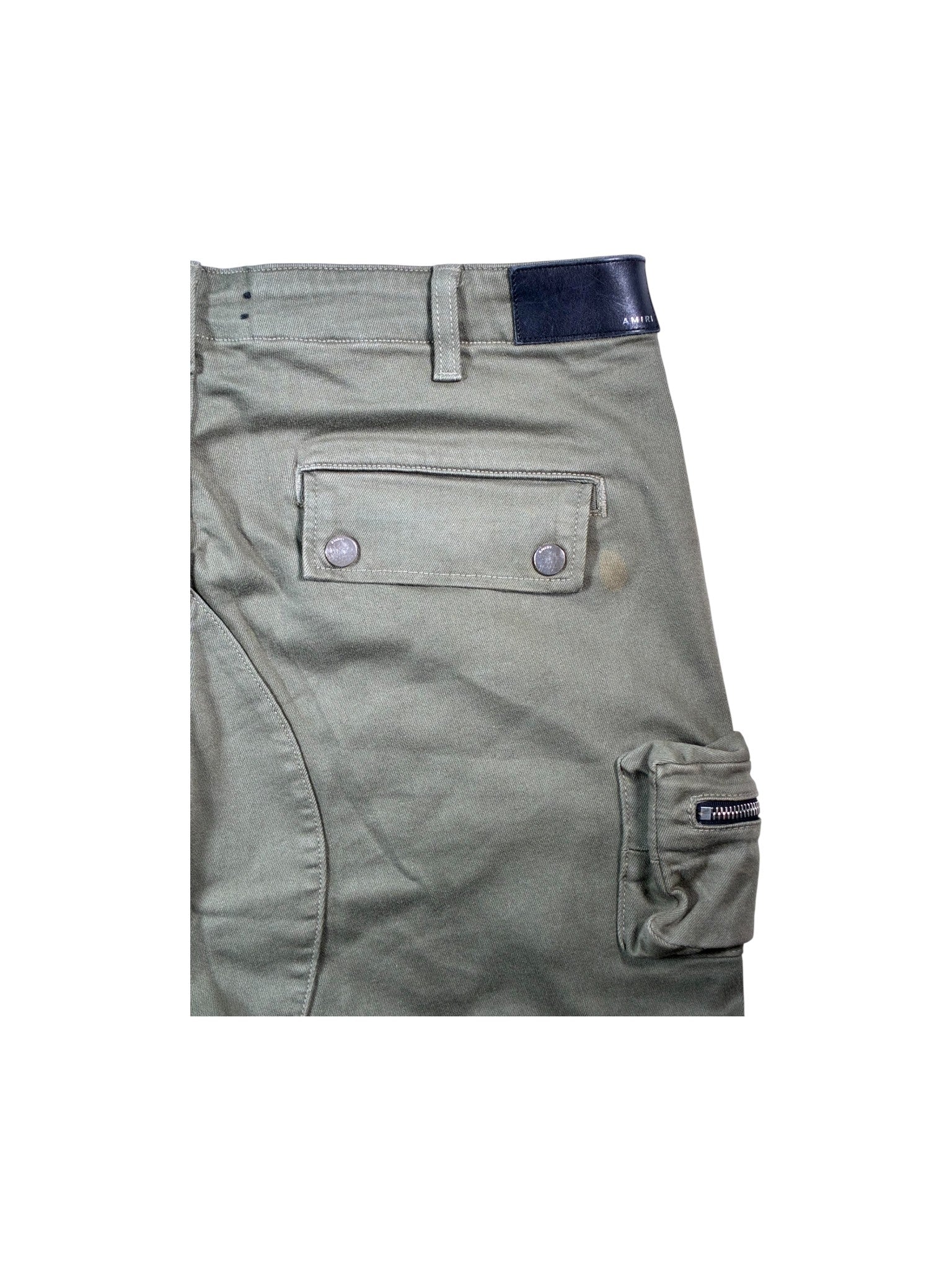 Amiri Olive Cargo Pants