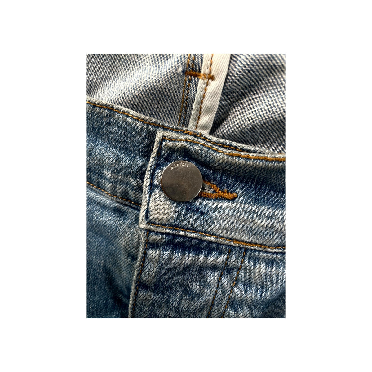 Amiri Plain Thrasher Light Wash Jeans