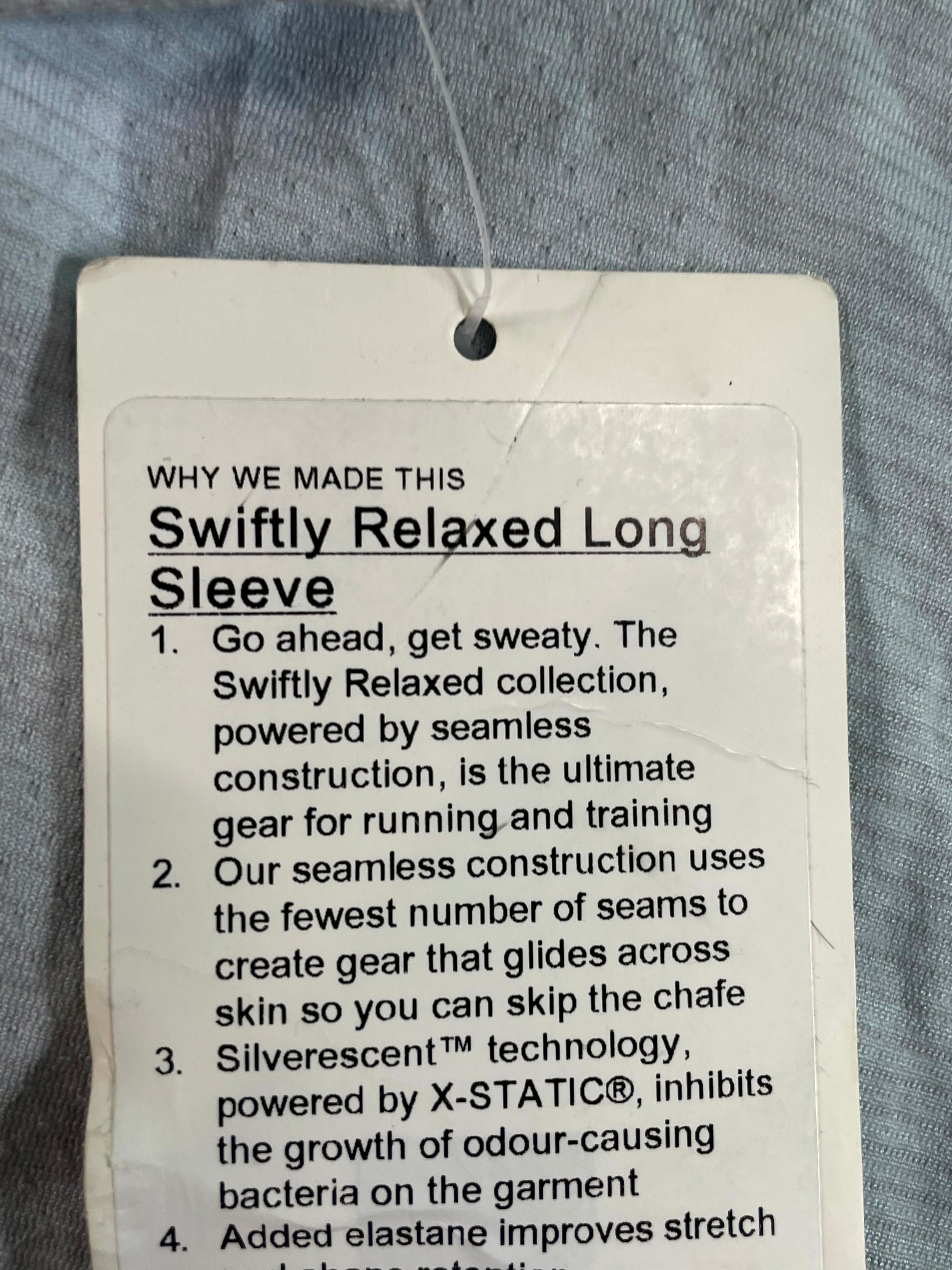 Lululemon Swiftly Relaxed LS Baby Blue T-Shirt