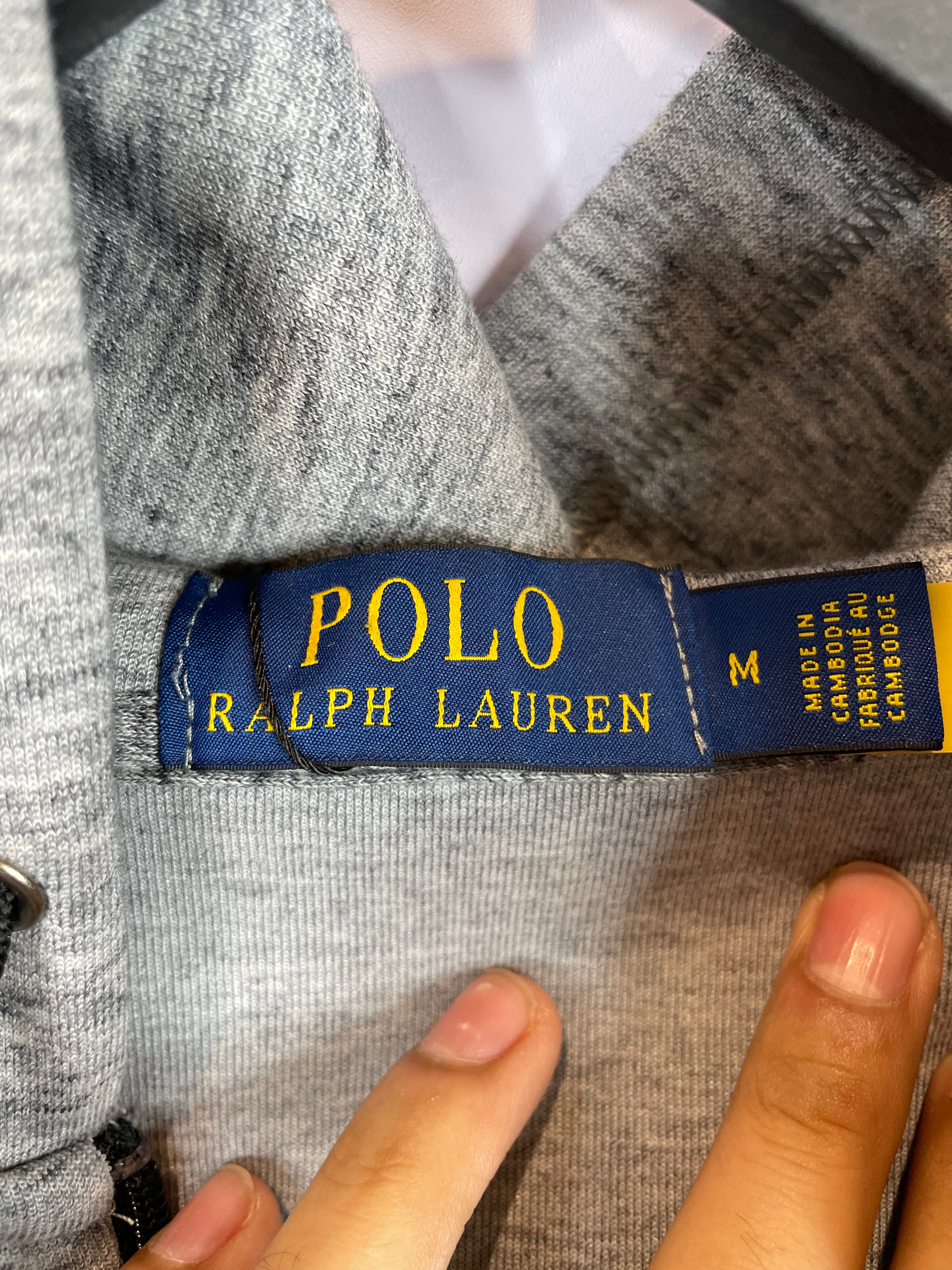 Polo Ralph Lauren Zip Up Grey New Large