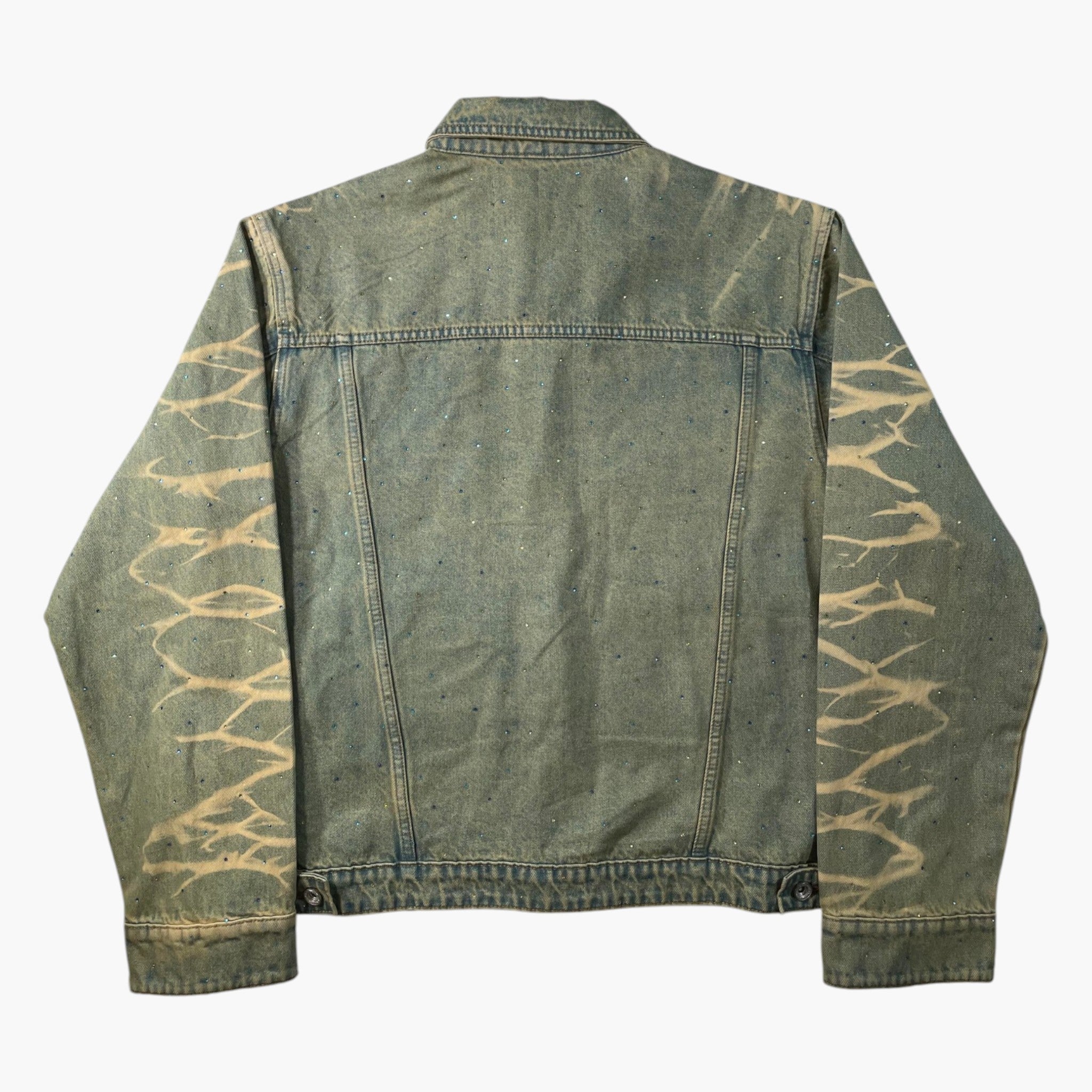 Who Decides War Chalice Rhinestone Denim Jacket