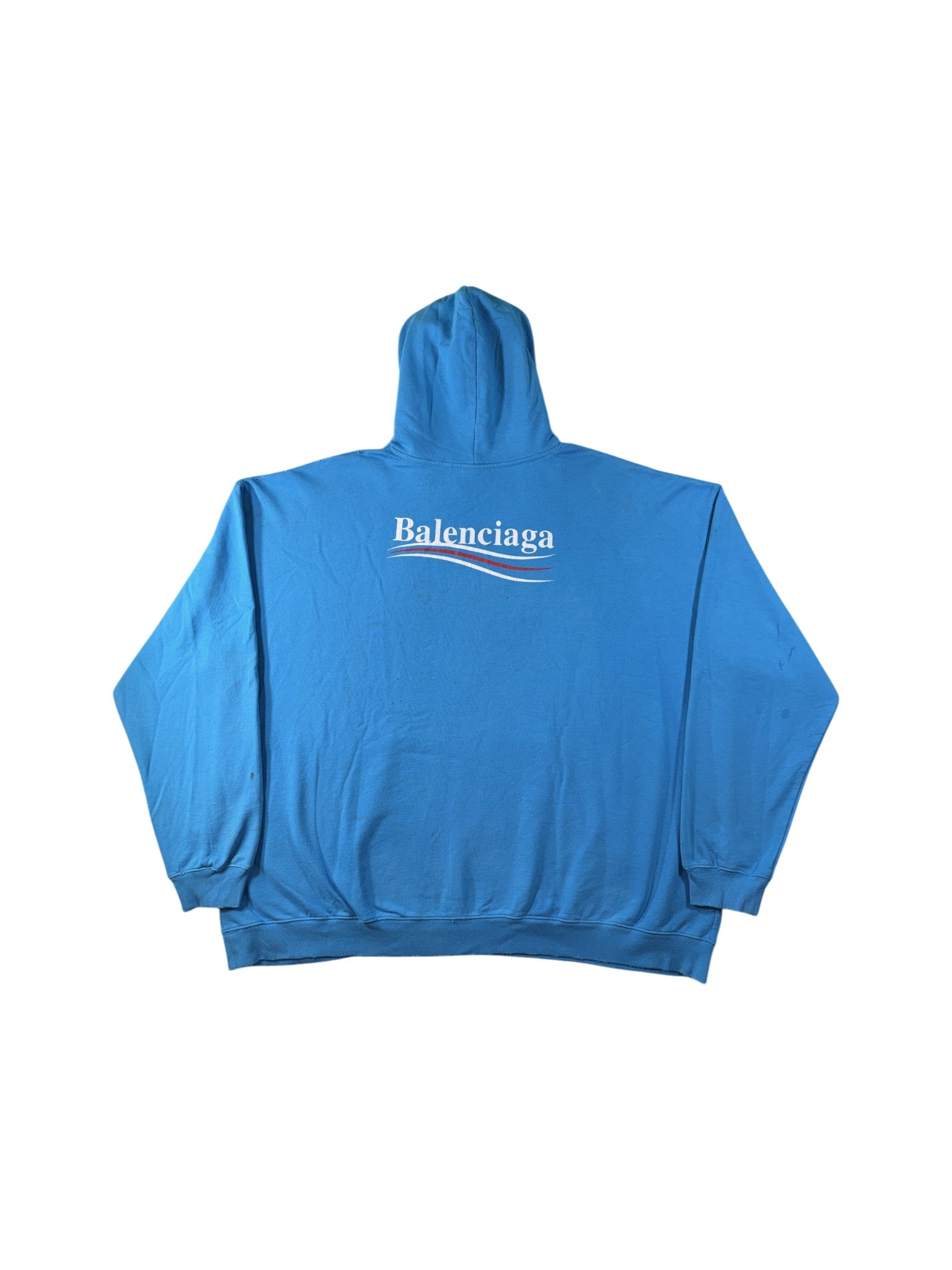 Balenciaga Pepsi Logo Azure Hoodie