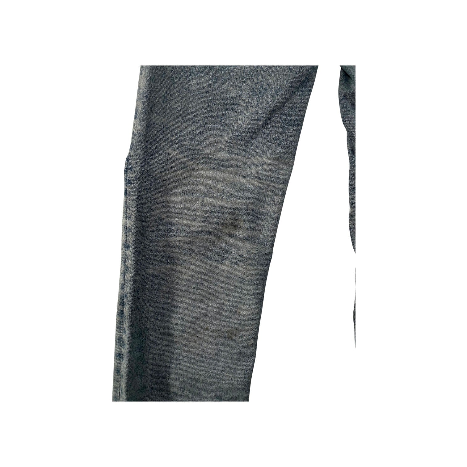 Amiri "MX1" Iridescent Patch Light Wash Jeans