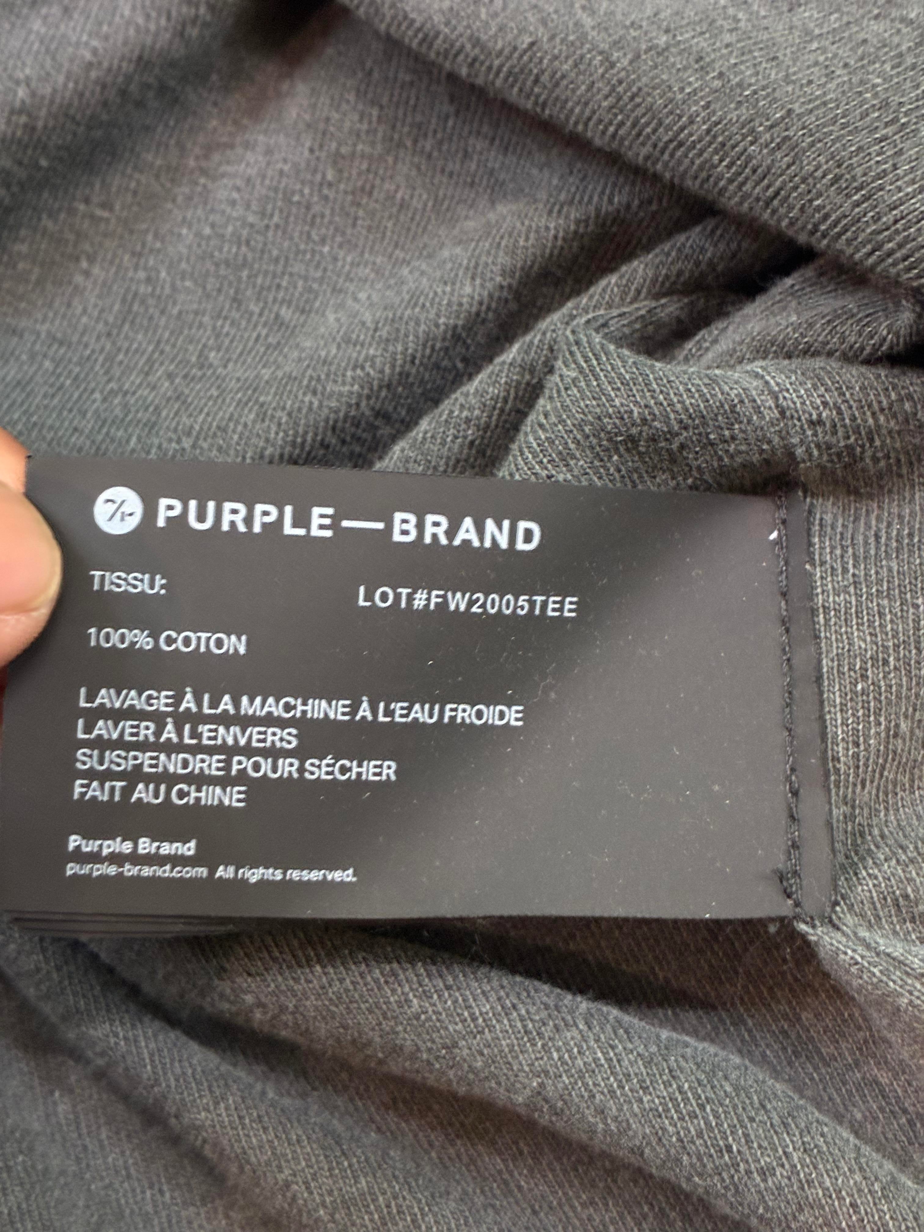 Purple Brand X Logo Tee