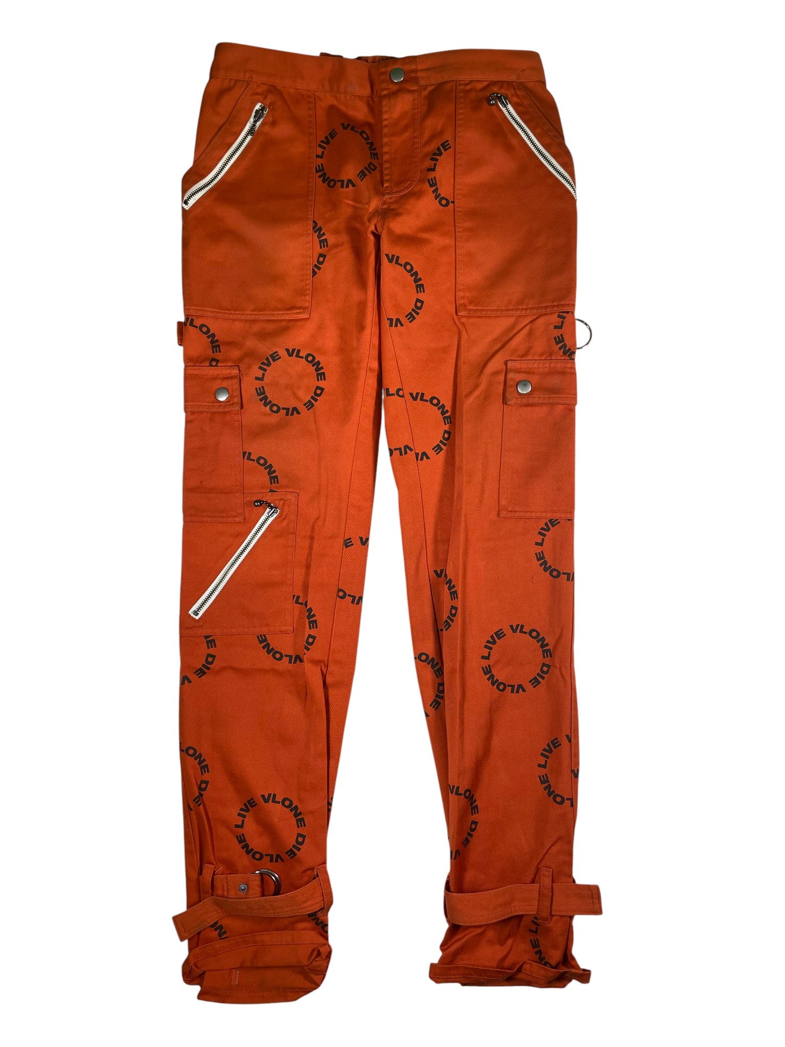 VLONE Orange Cargo Pants