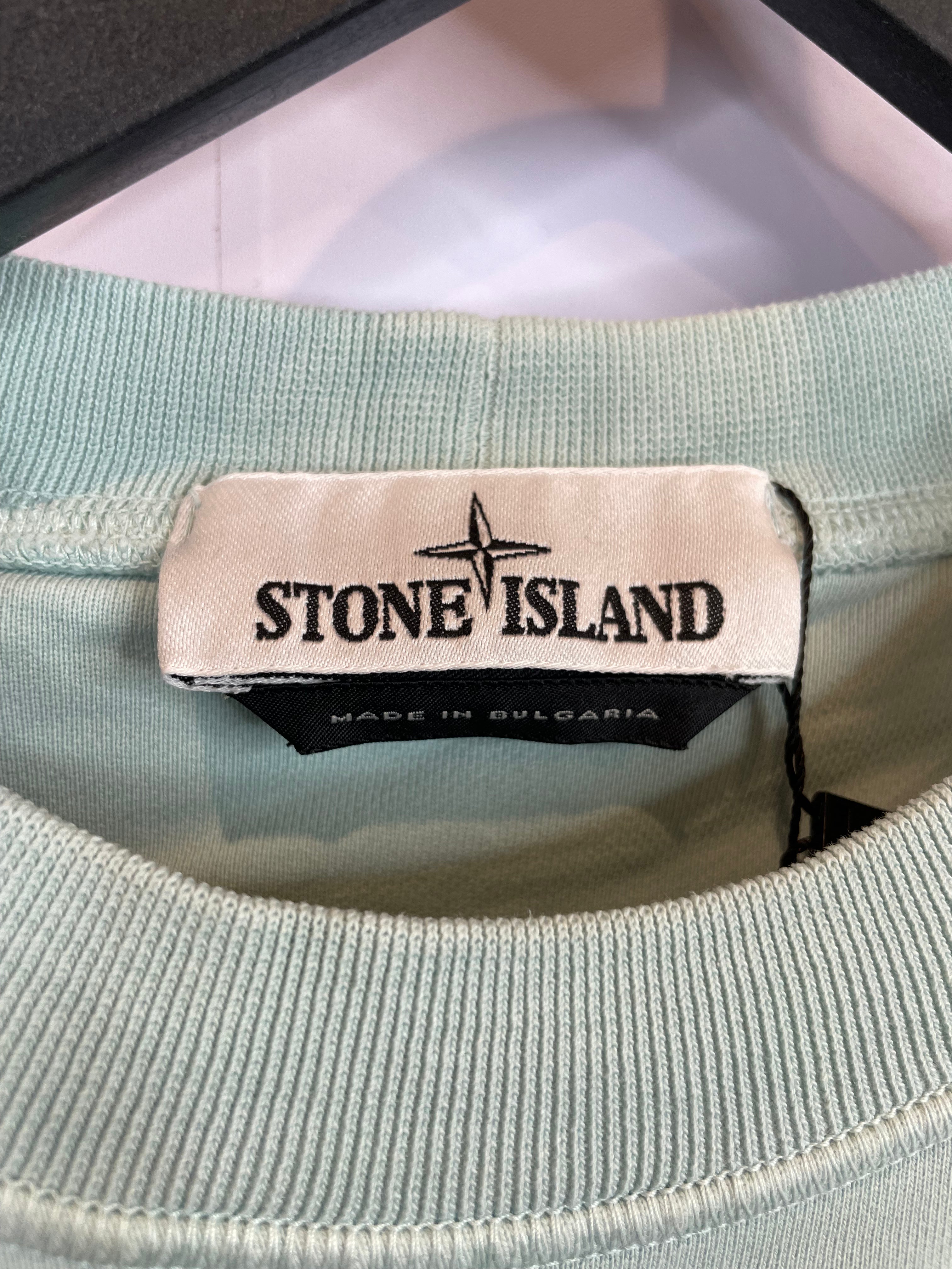 Stone Island Crewneck Baby Blue Used Small