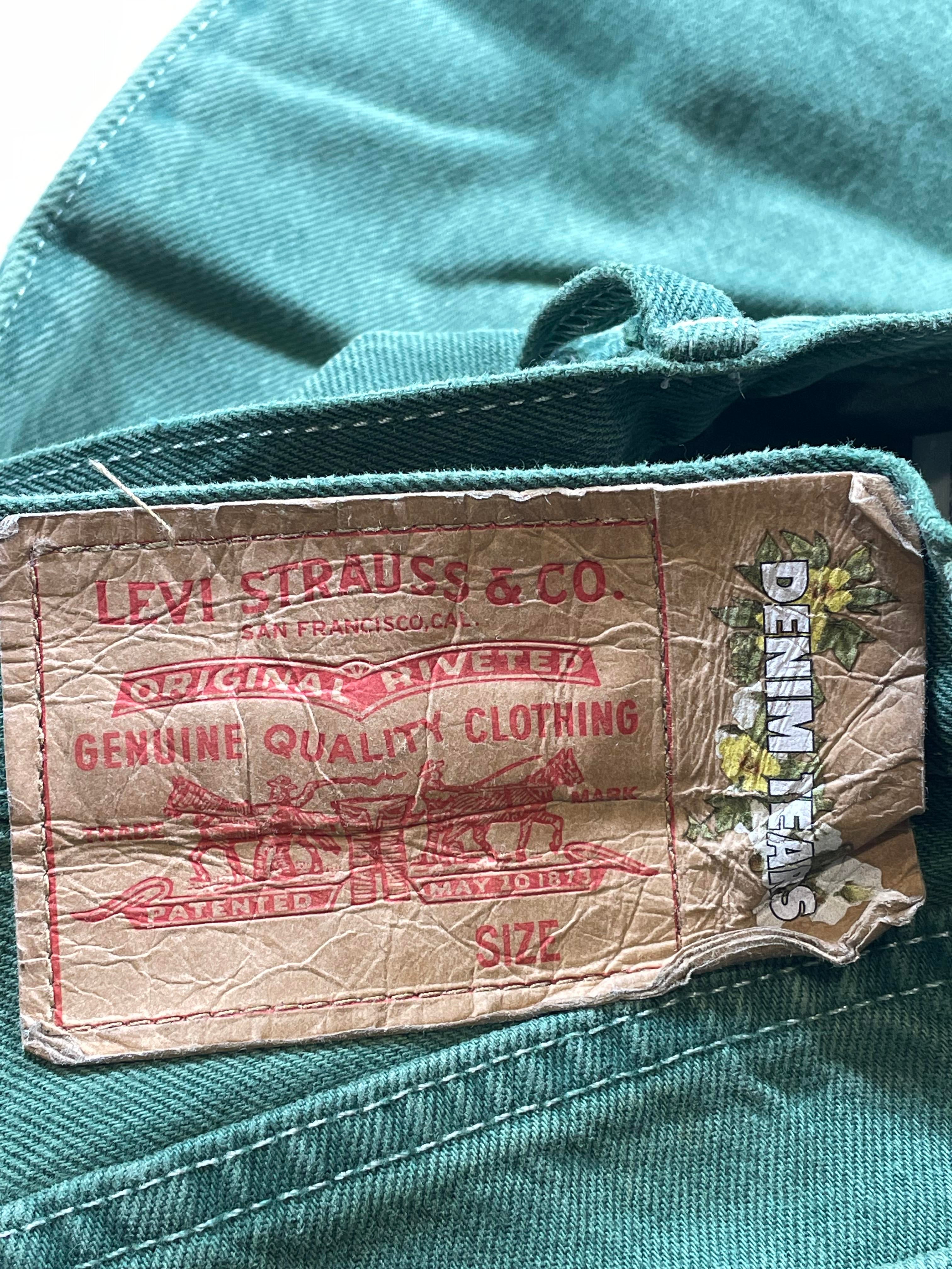 Denim Tears Green Plain Jeans