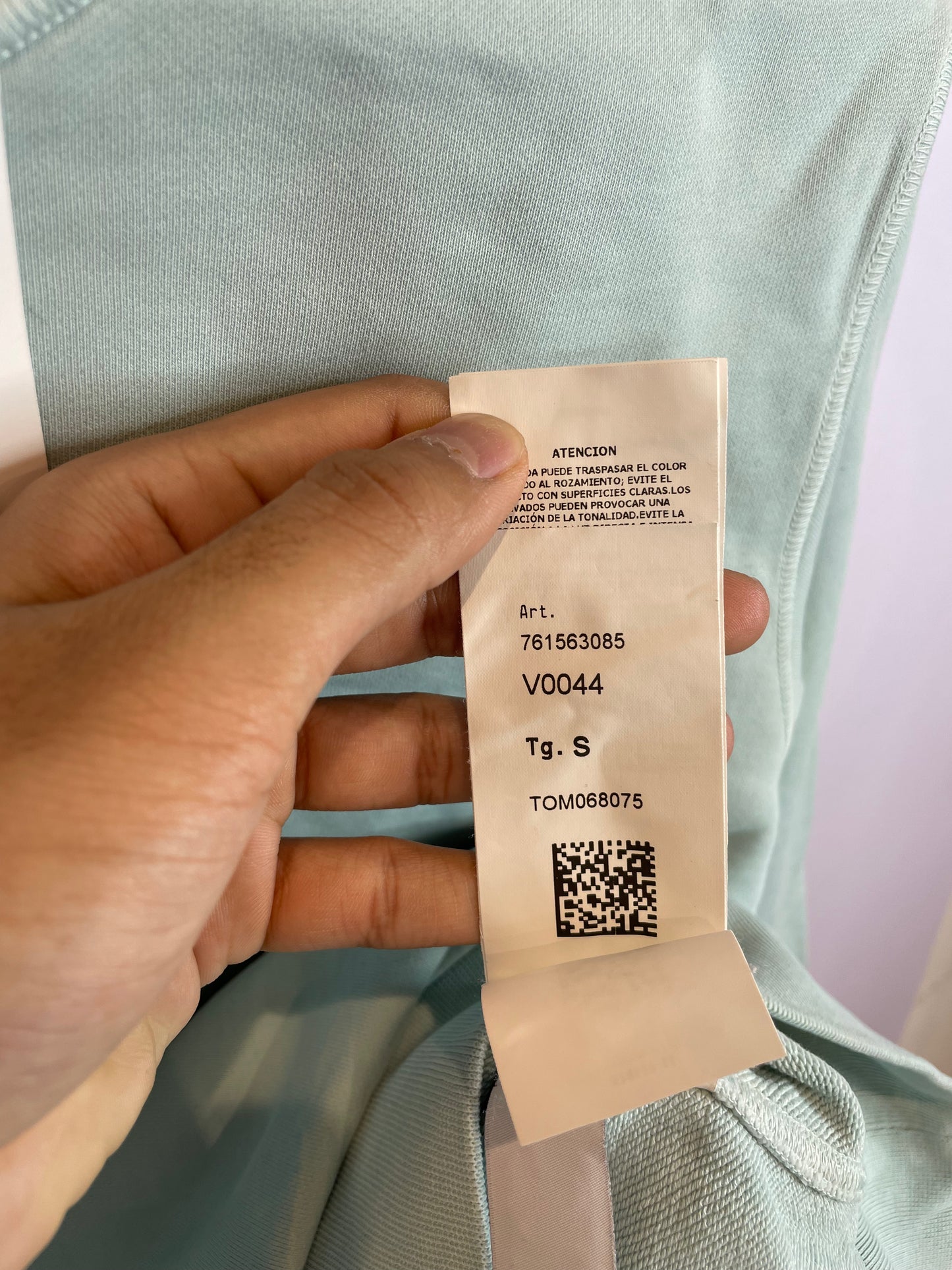 Stone Island Crewneck Baby Blue Used Small