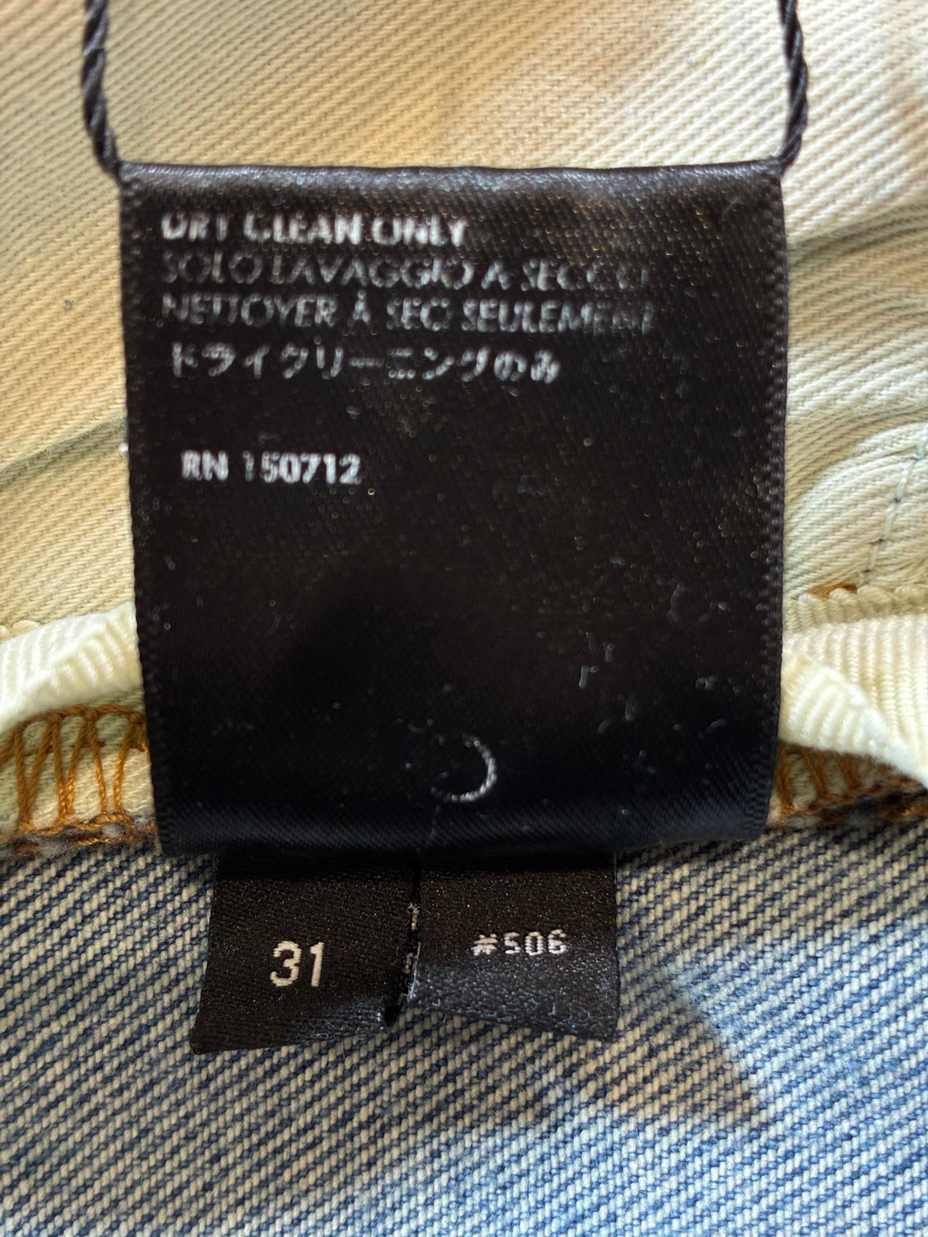 Amiri Light Wash Ripped Jeans