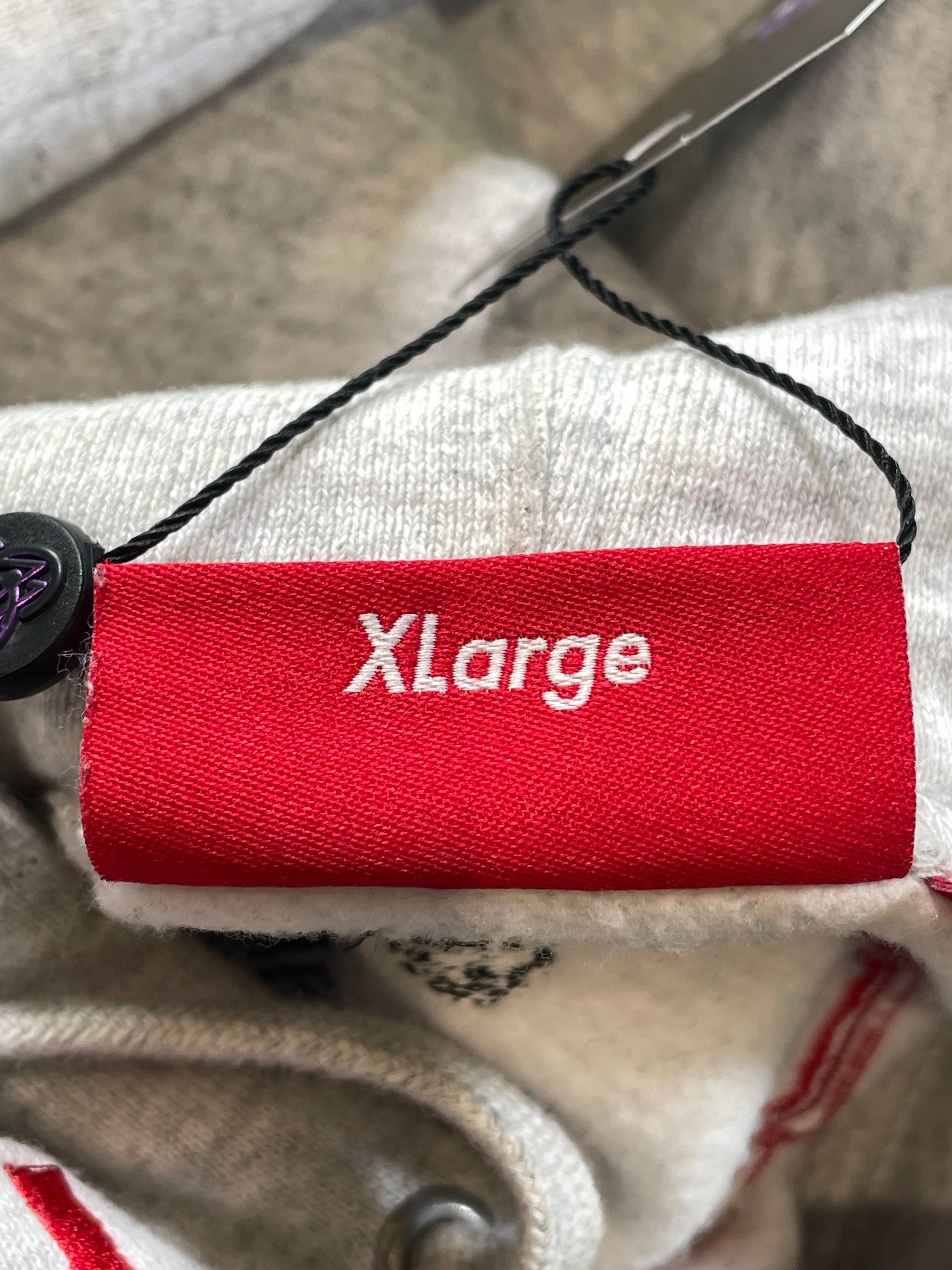 Supreme Too Deadly Grey Red & Black Hoodie