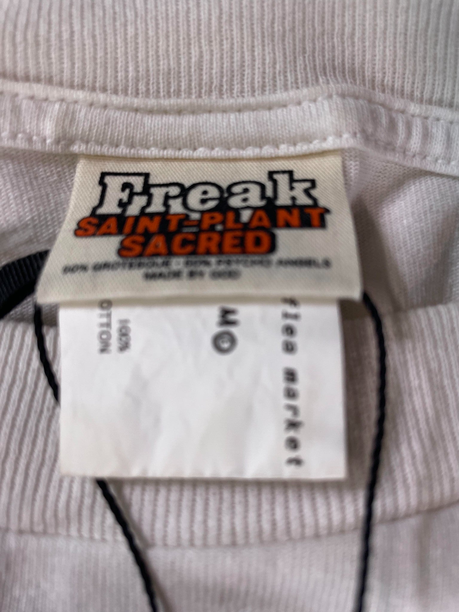 Saint Michael CPFM Freak Is Sacred White Tee
