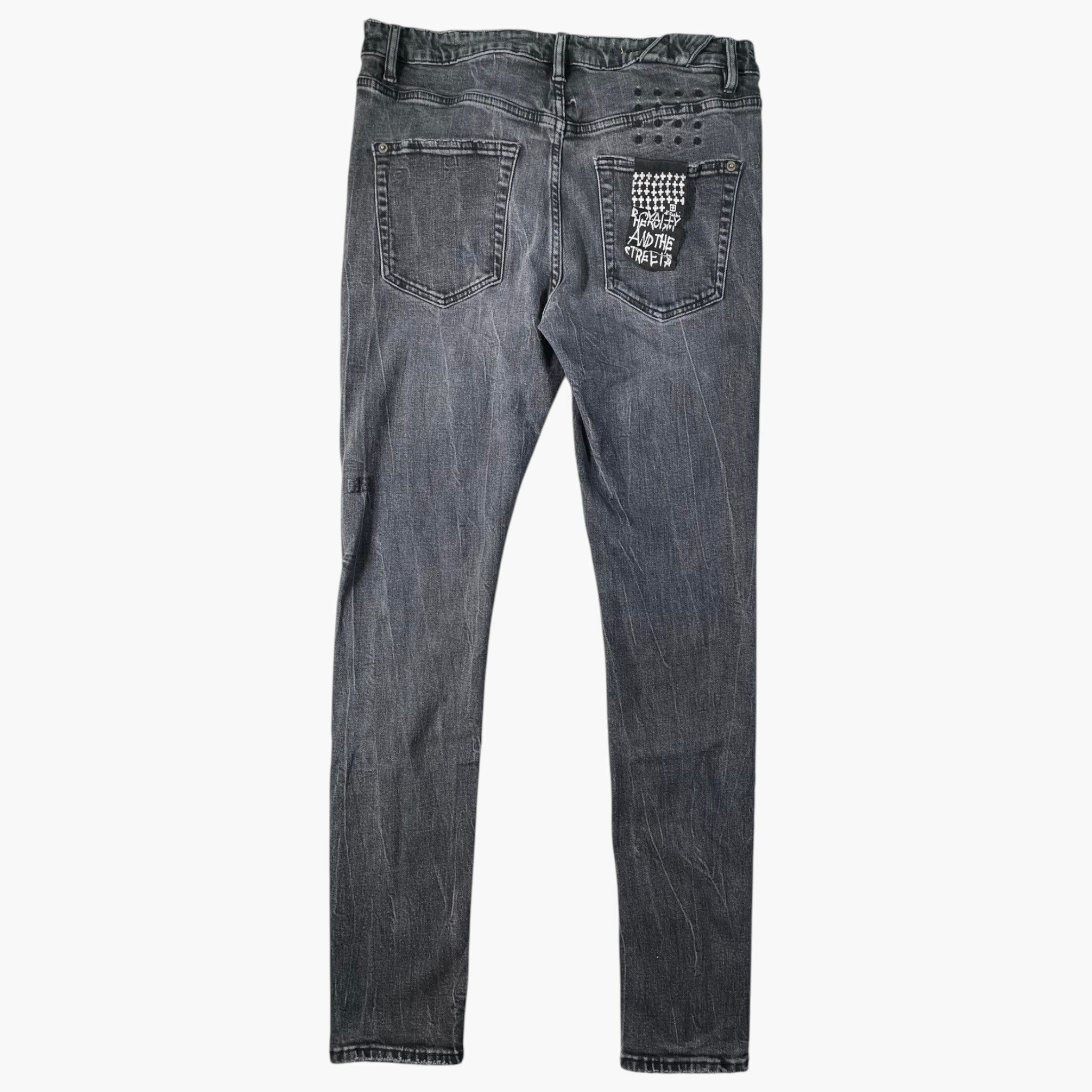 Ksubi Black Wash Plain Jeans