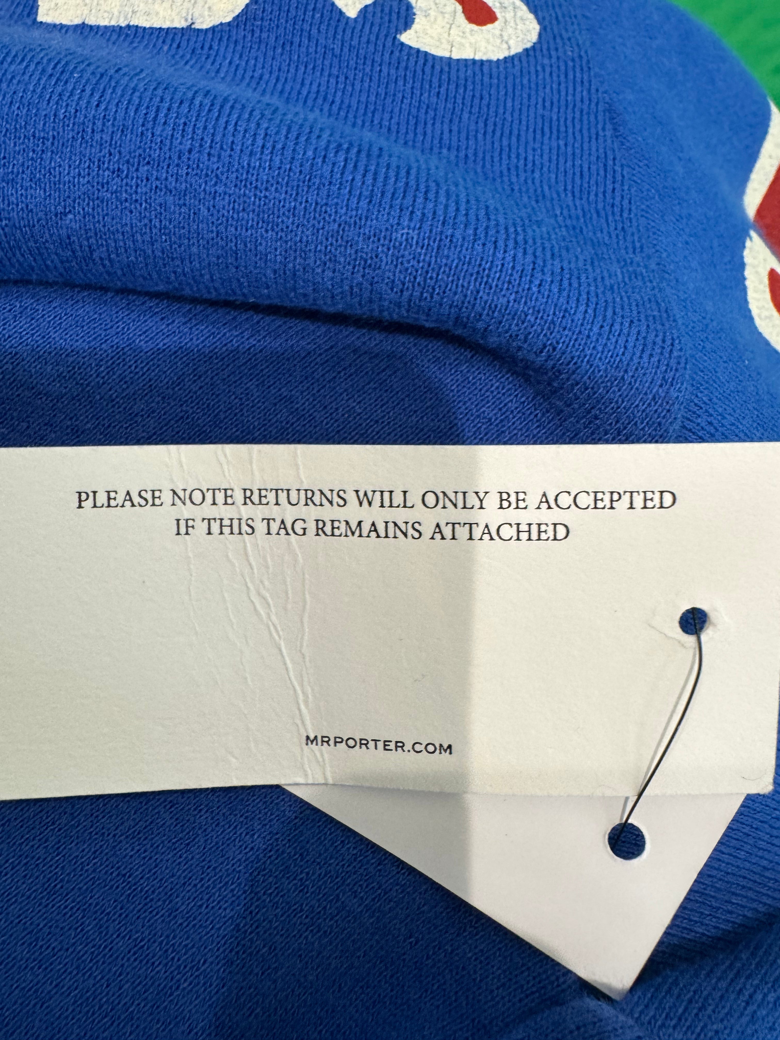 Kapital Kountry Blue & Red Crewneck