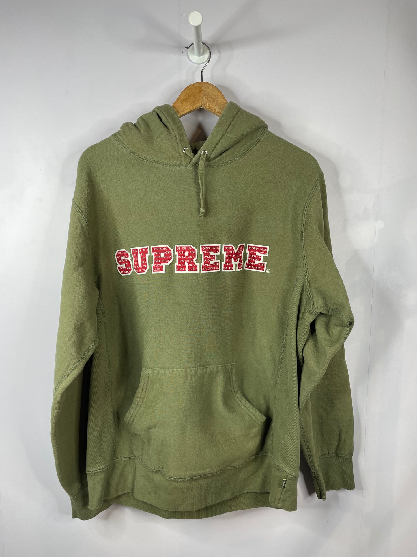 Supreme Olive Red & Hoodie