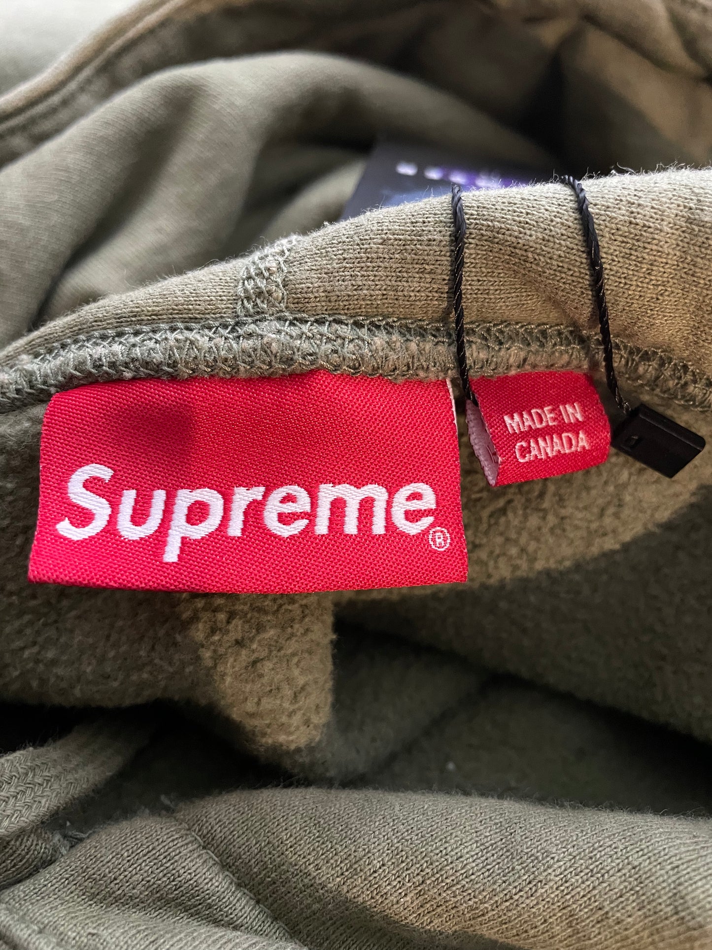Supreme Olive Red & Hoodie