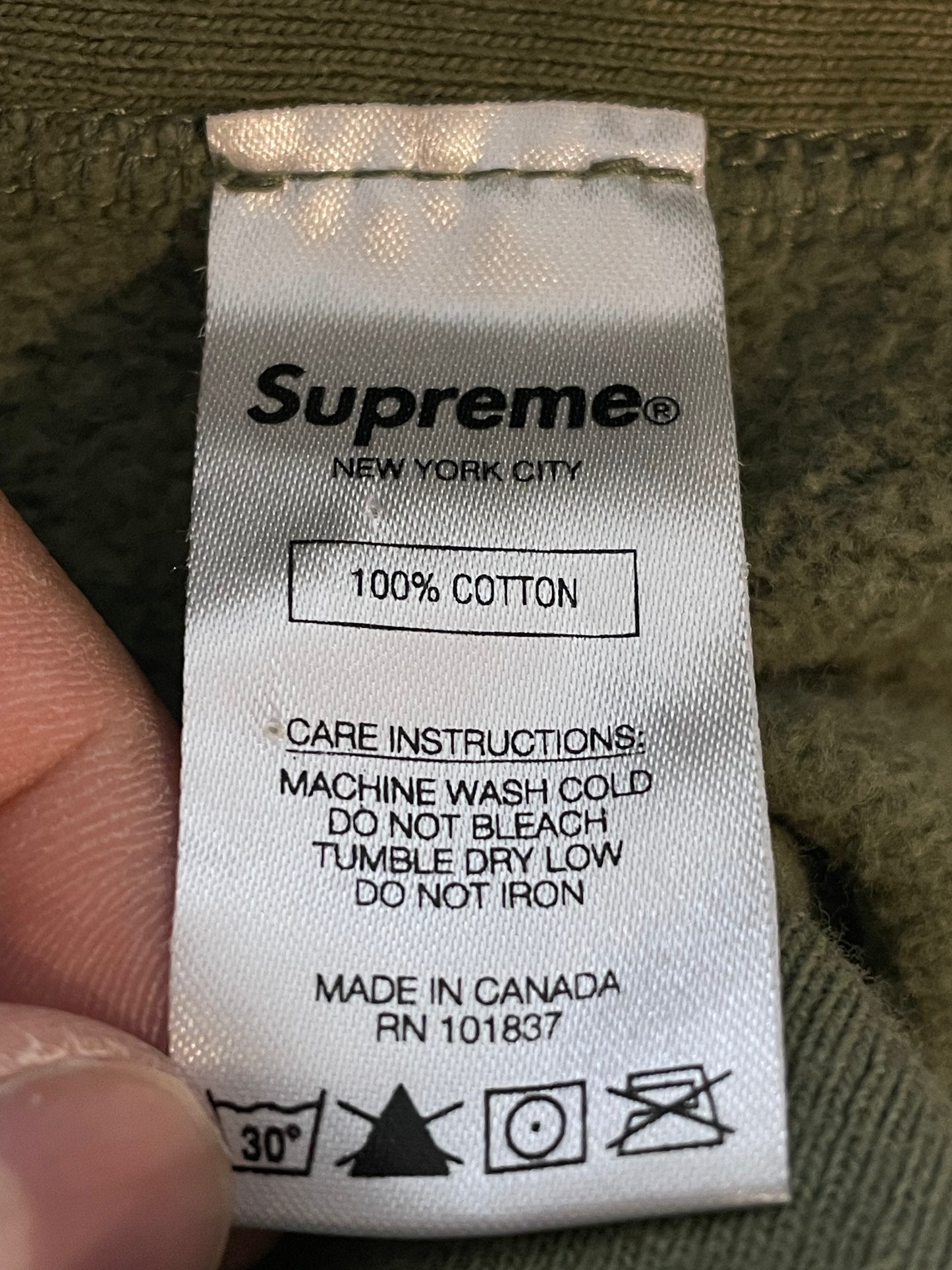 Supreme Olive Red & Hoodie