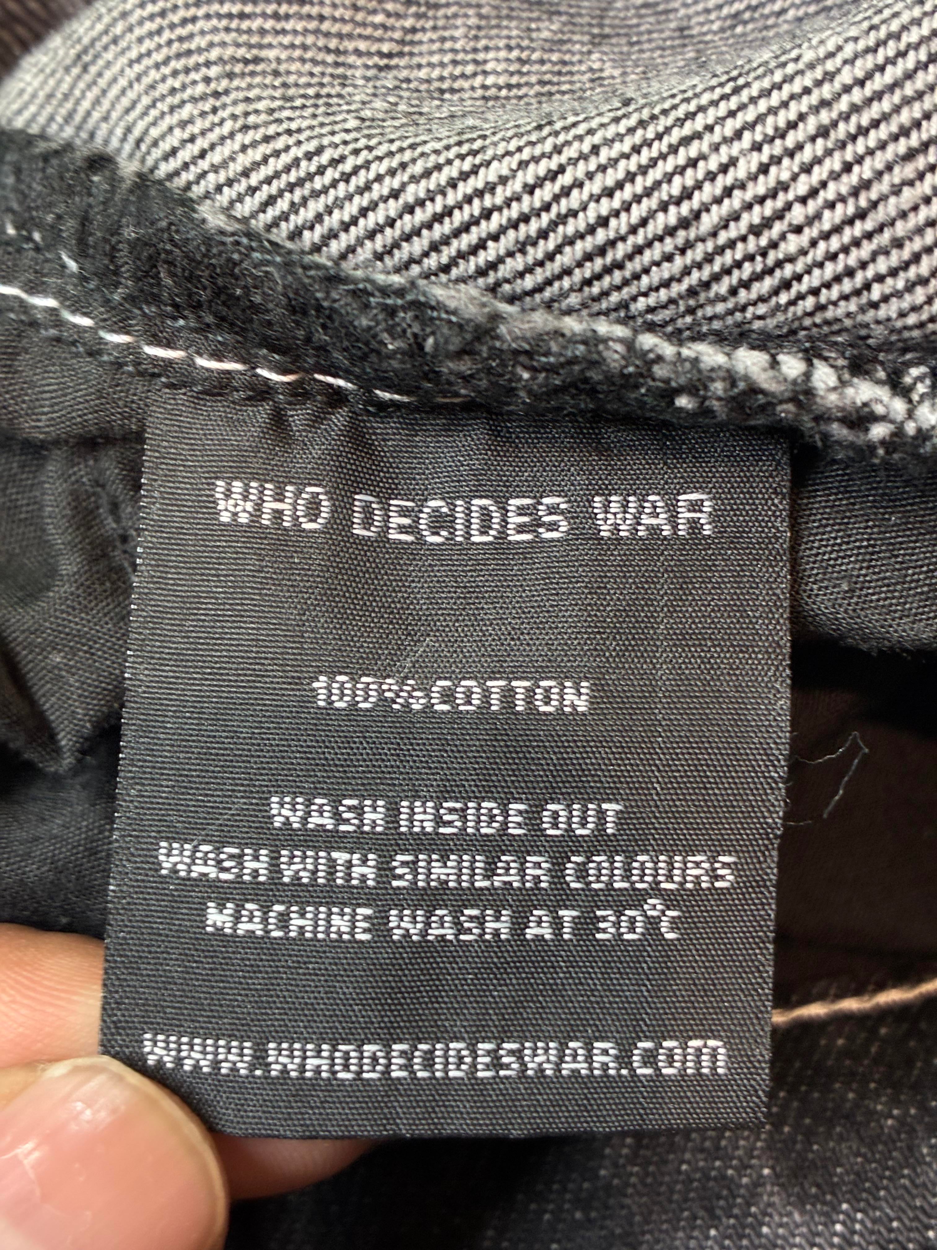 WDW Scripture Black Jeans