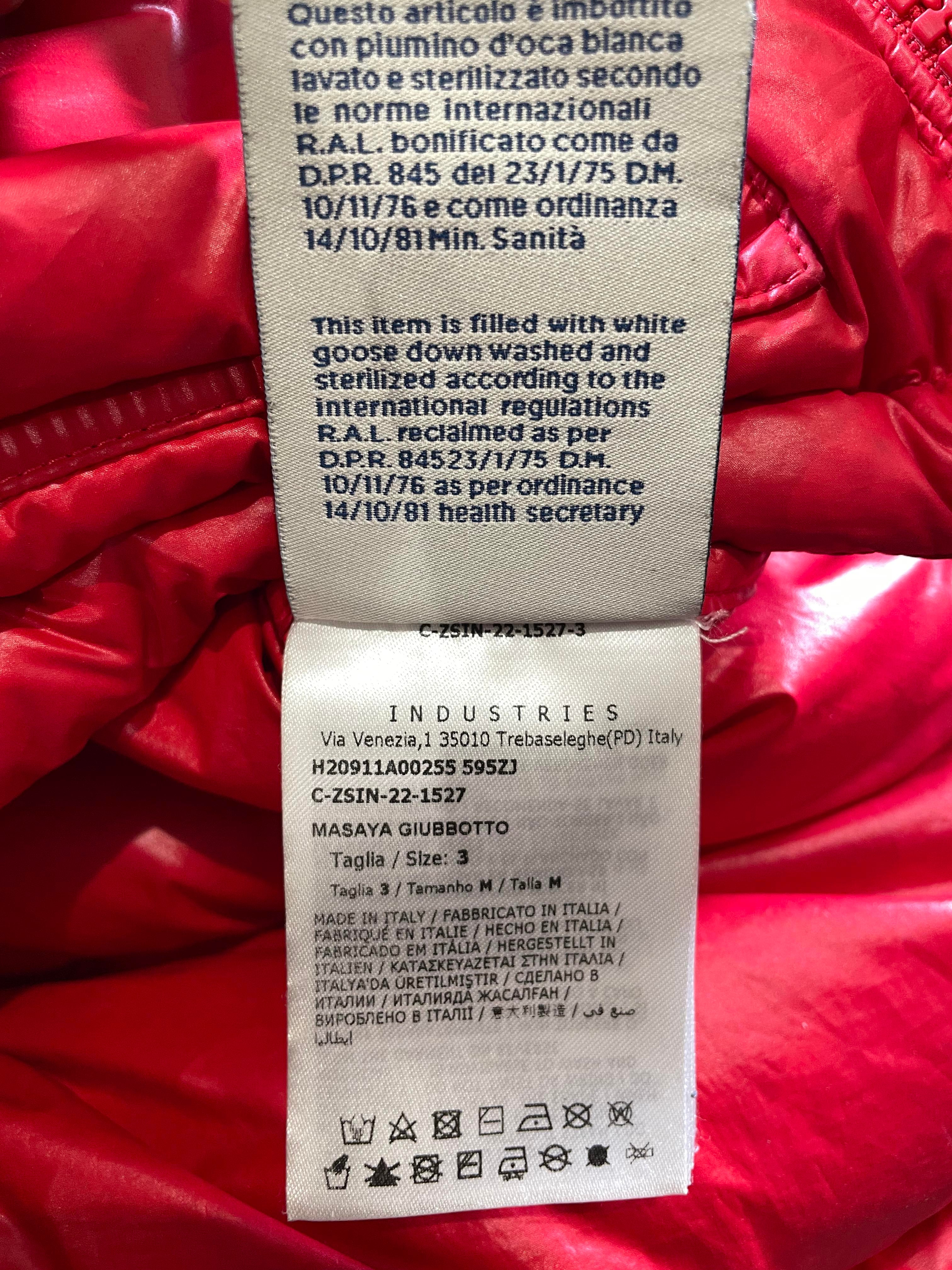 Moncler Red Masaya Puffer Jacket