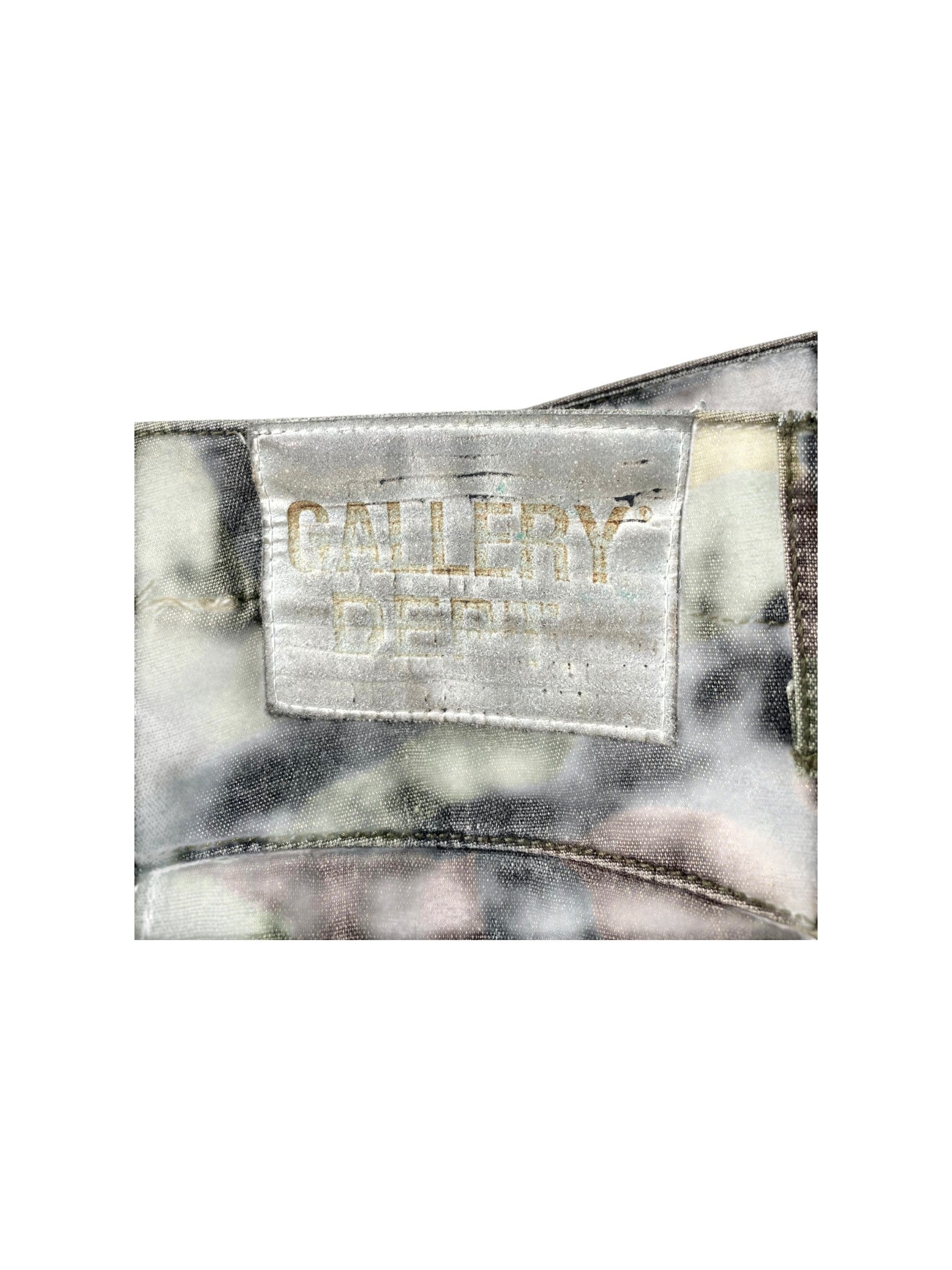 Gallery Dept "Camo Carpenter Paint Splatter" Multicolor Jeans