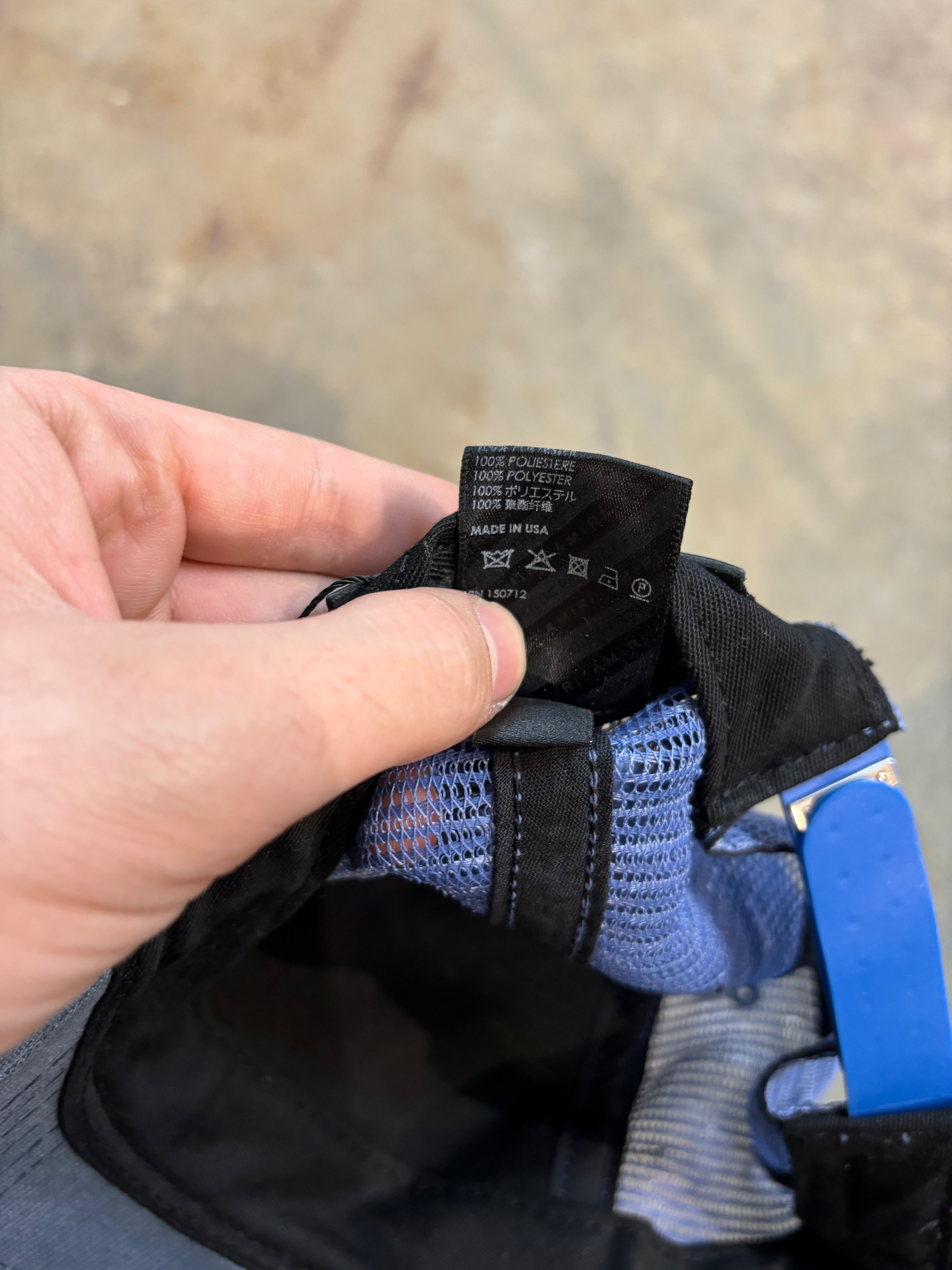 Amiri MA Logo Trucker Baby Blue Used OSFM