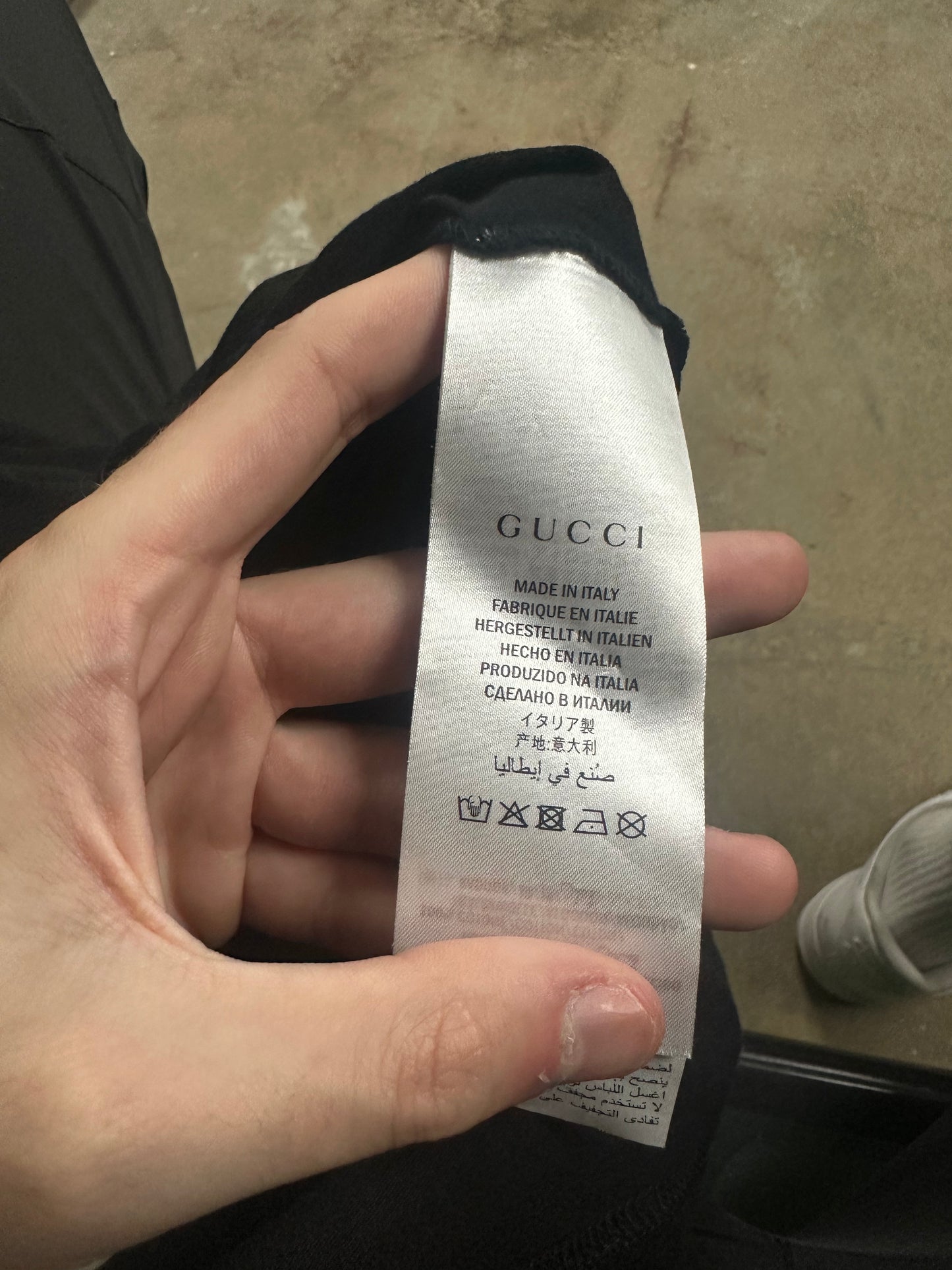 Gucci Classic Logo Tee Used Small
