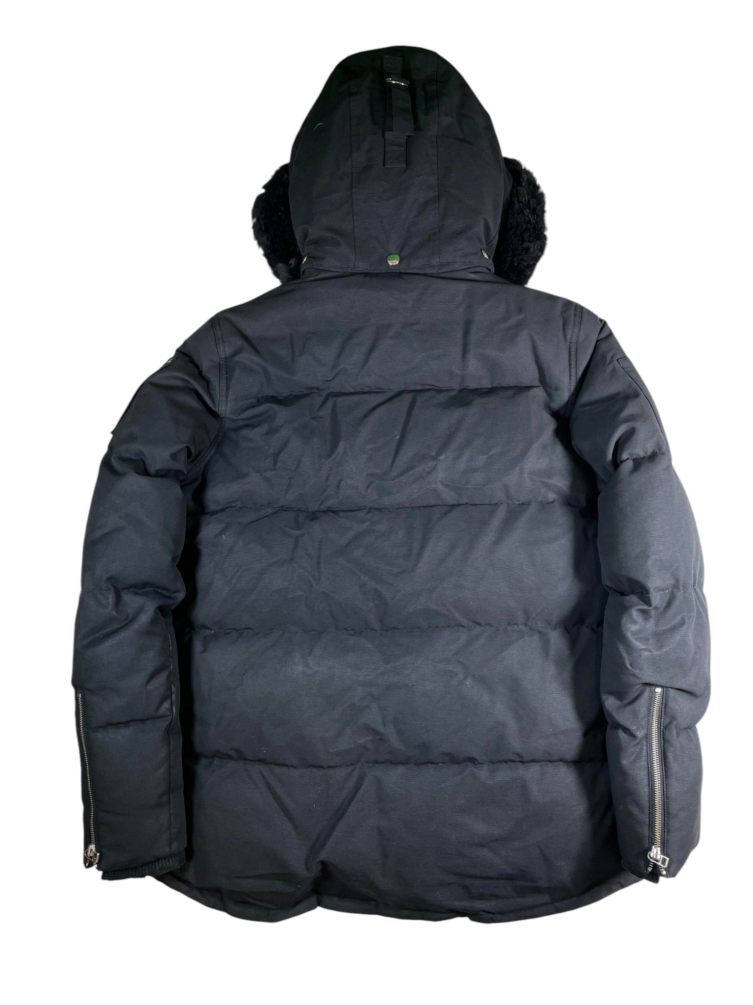 Moose Knuckles Black Fur 3Q Black Jacket