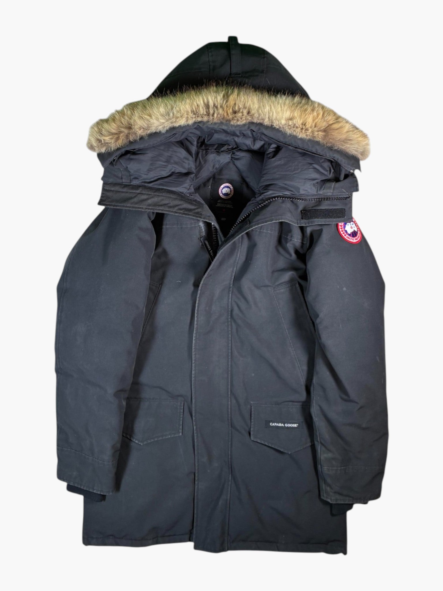 Canada Goose Women's Black Parka Fur