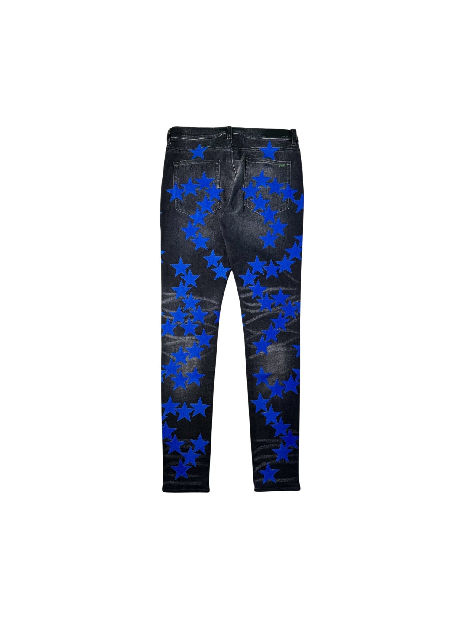 Amiri Chemist Stars Black & Blue Jeans