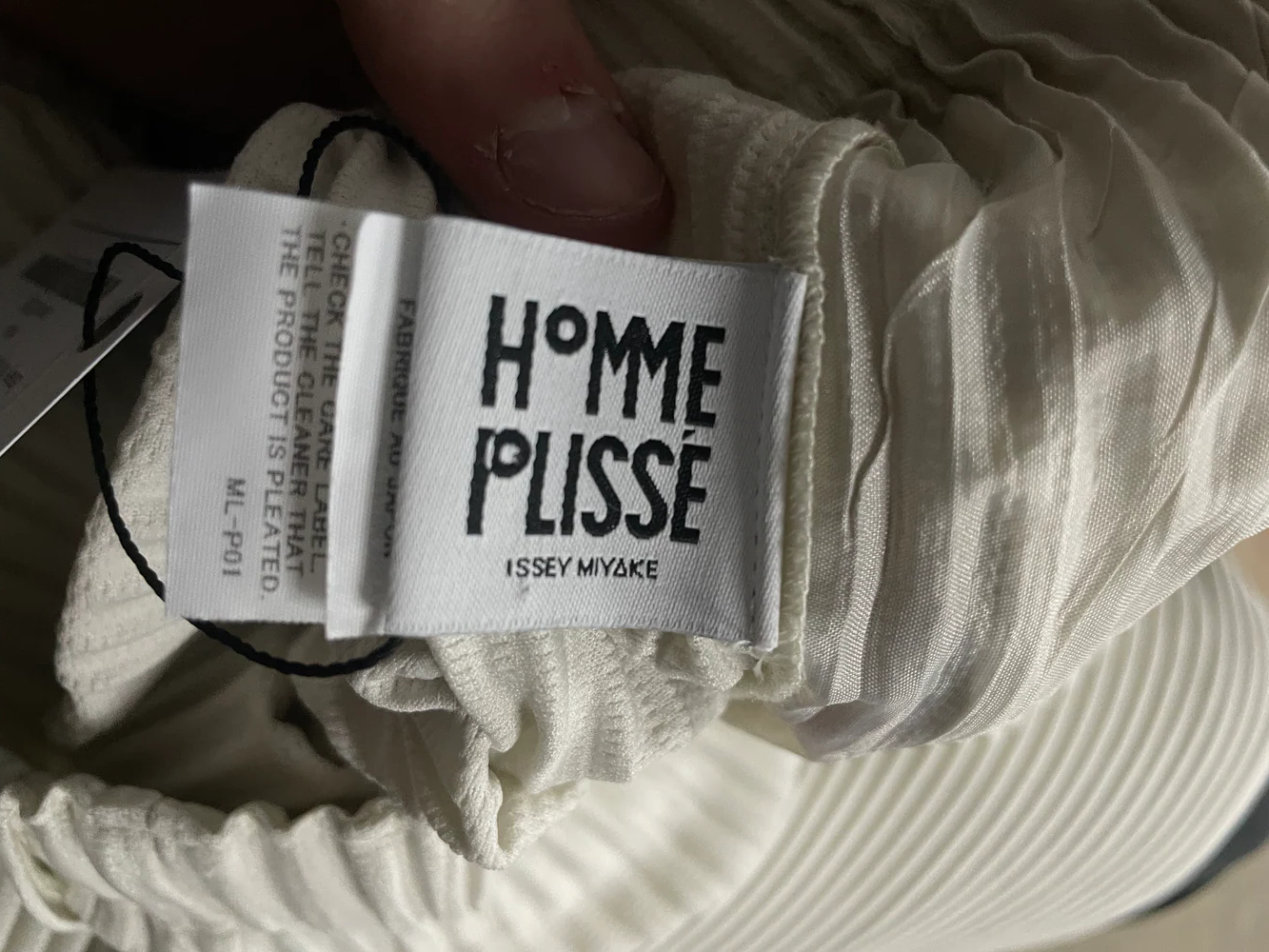 Issey Miyake White Pants