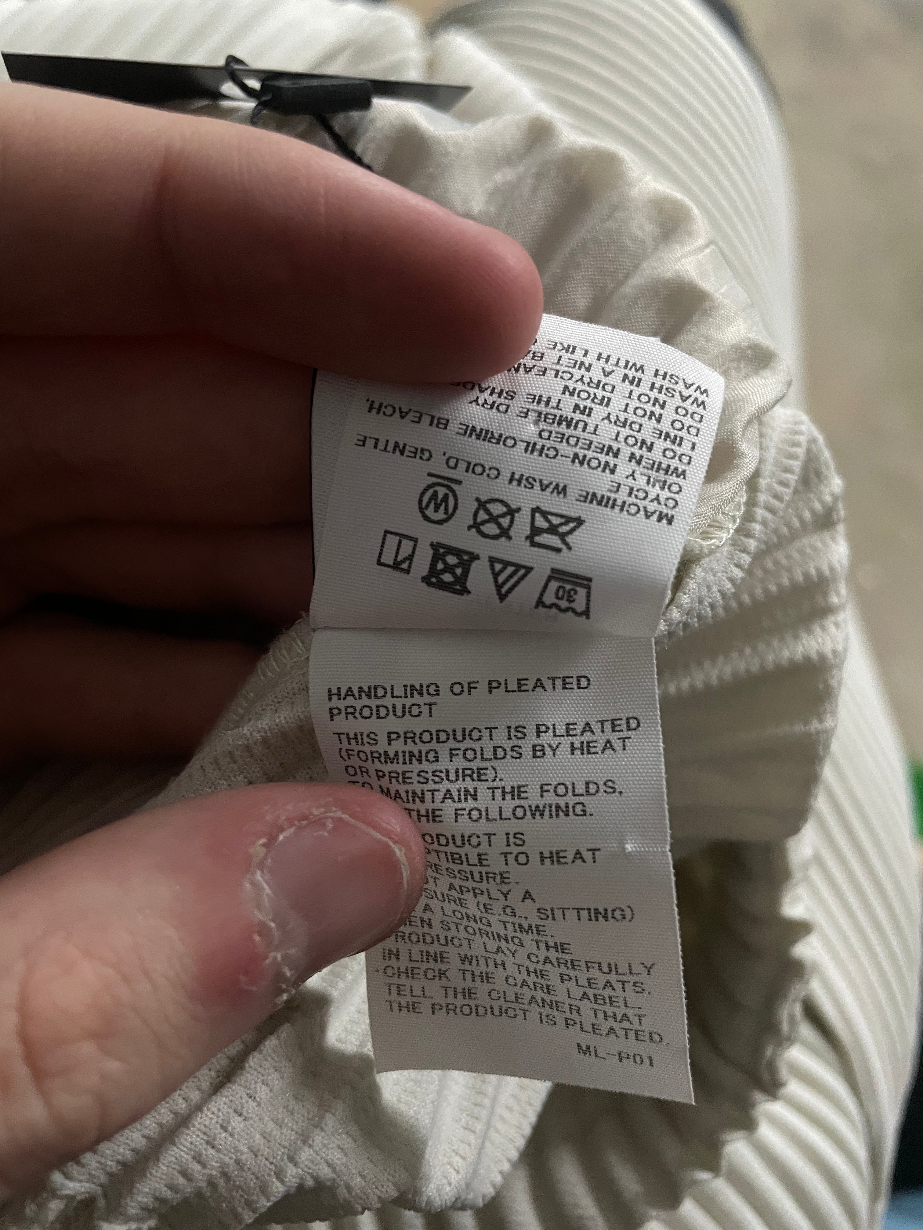 Issey Miyake White Pants